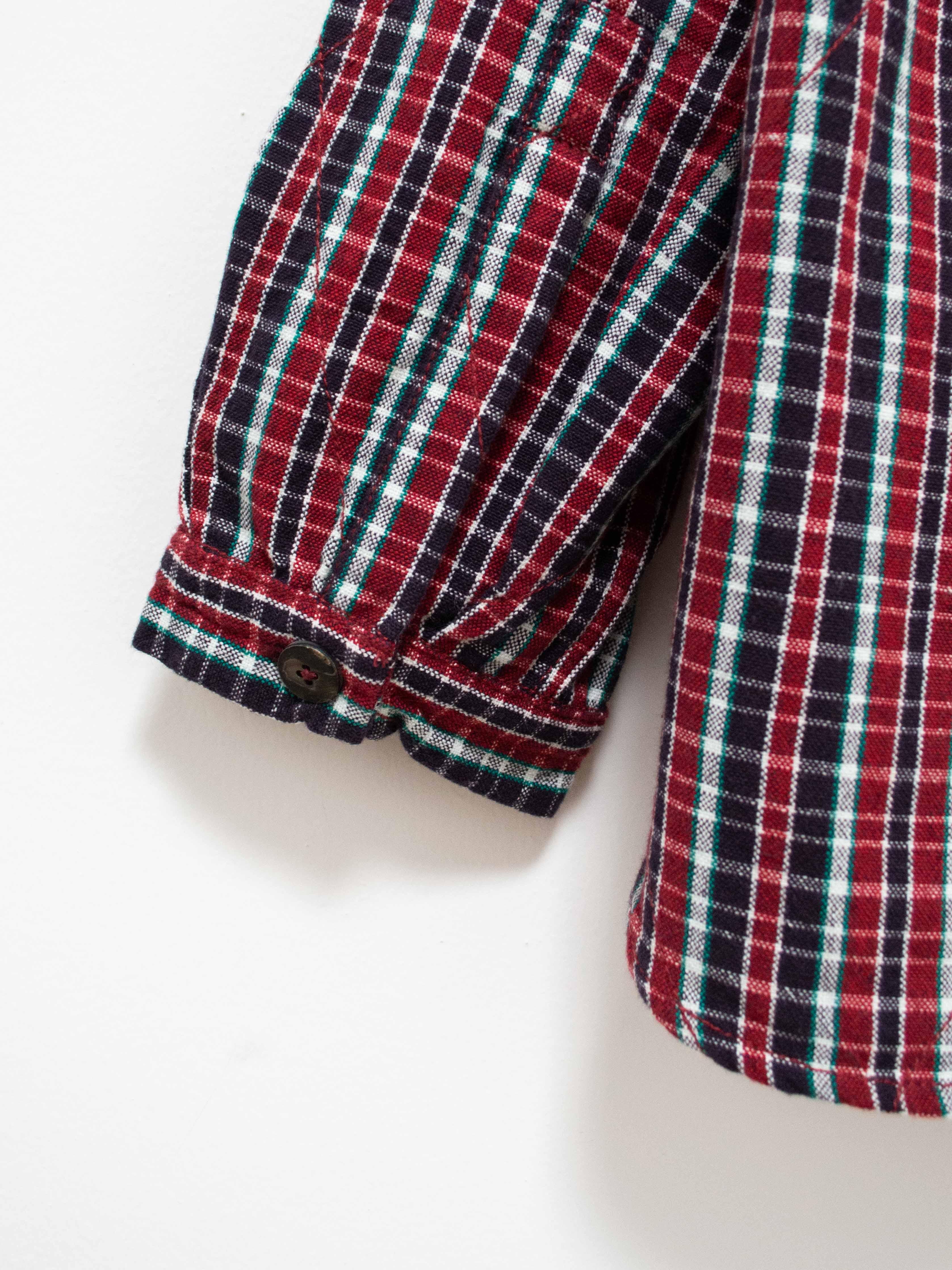 Namu Shop - Jan Machenhauer Kika Shirt Jacket - Quilted Red Blue