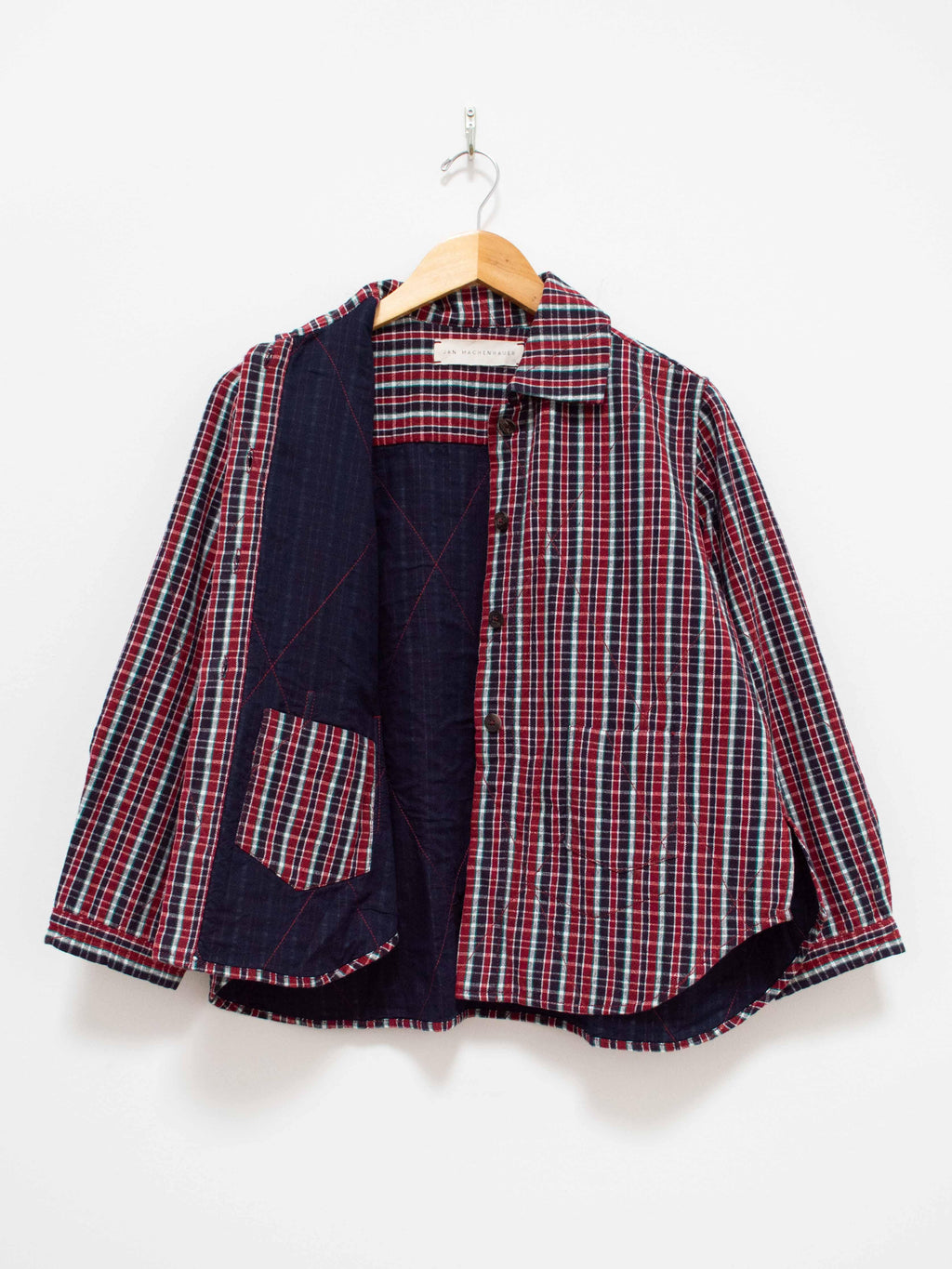 Namu Shop - Jan Machenhauer Kika Shirt Jacket - Quilted Red Blue