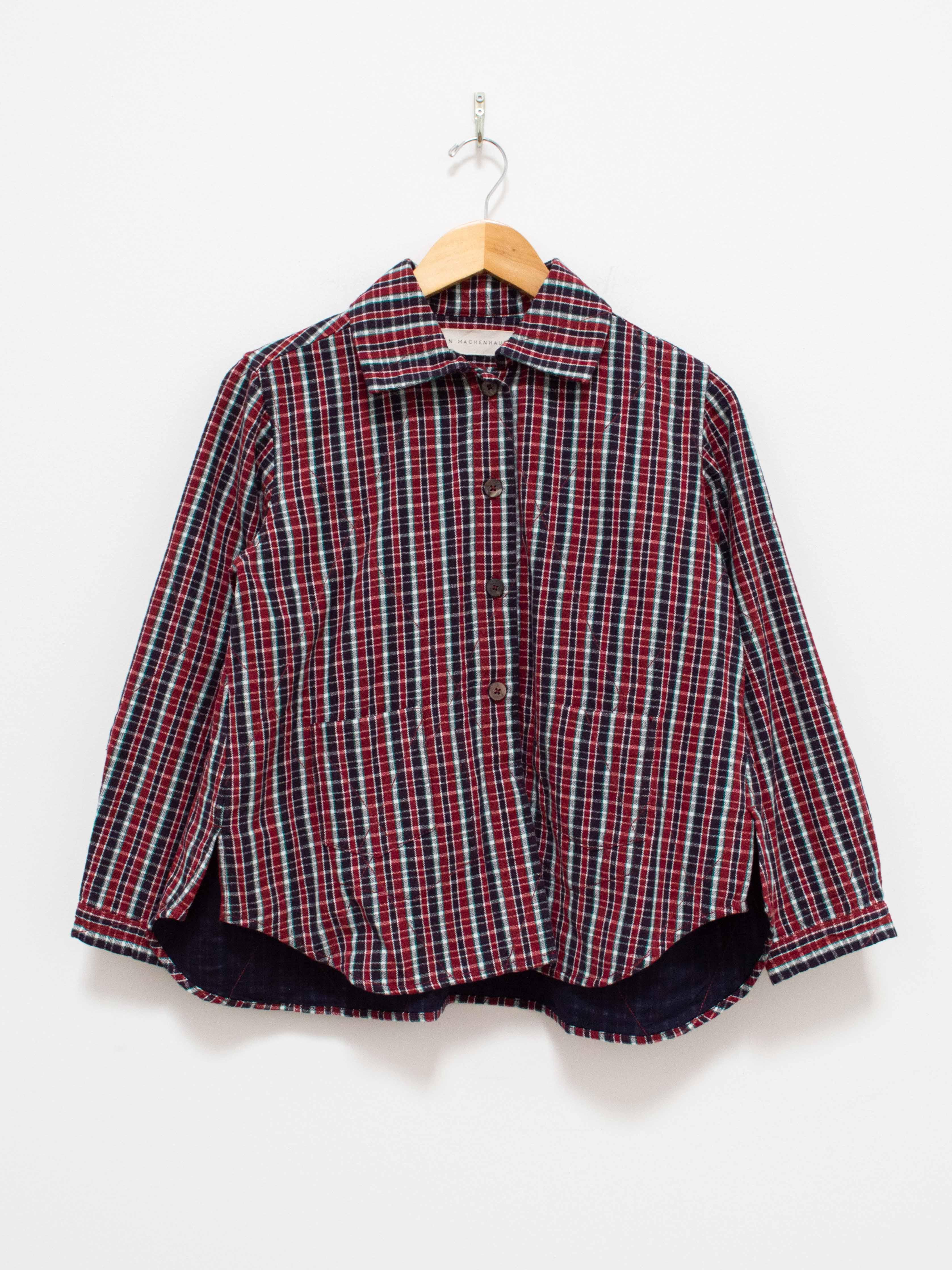 Namu Shop - Jan Machenhauer Kika Shirt Jacket - Quilted Red Blue