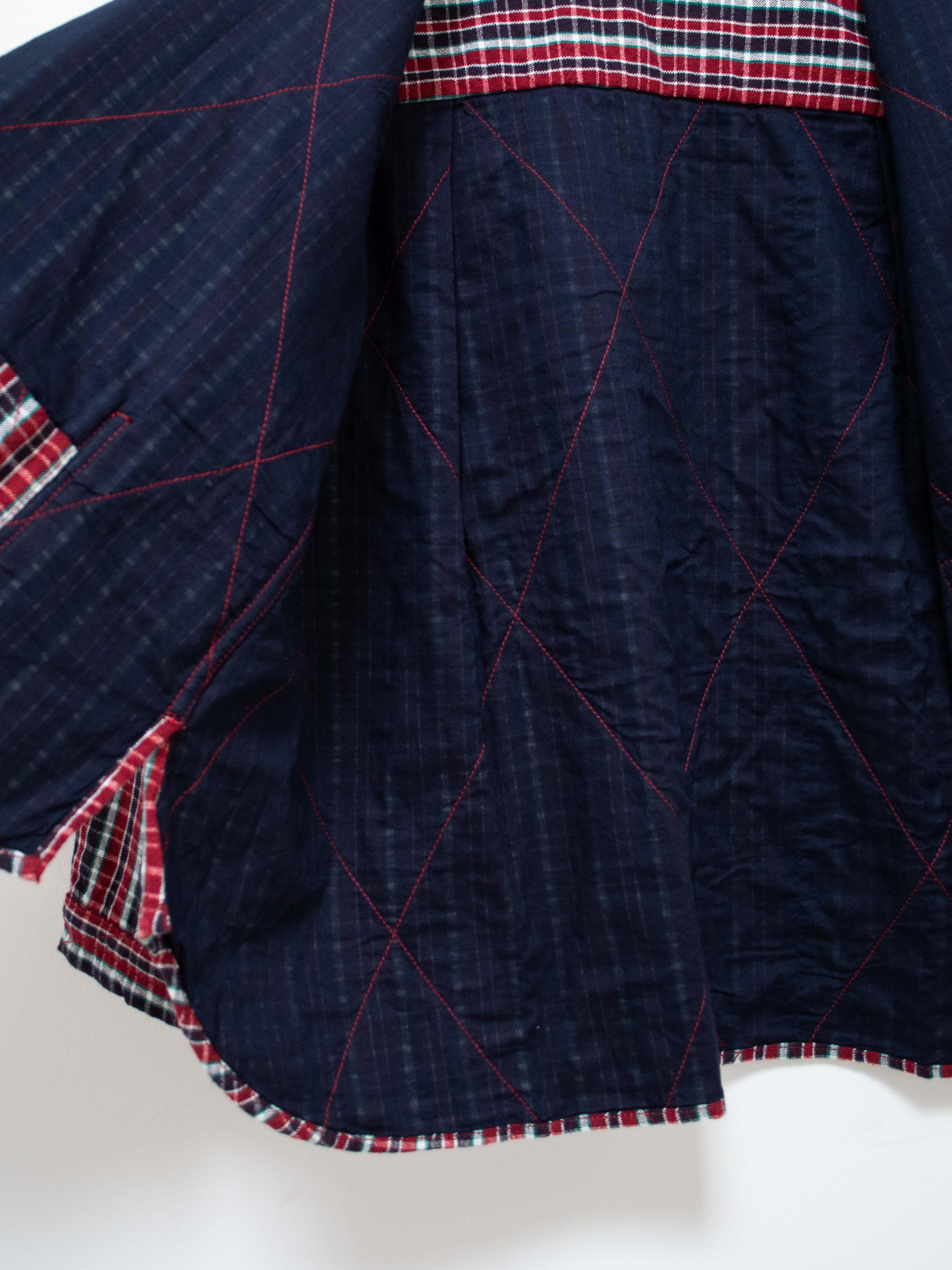 Namu Shop - Jan Machenhauer Kika Shirt Jacket - Quilted Red Blue