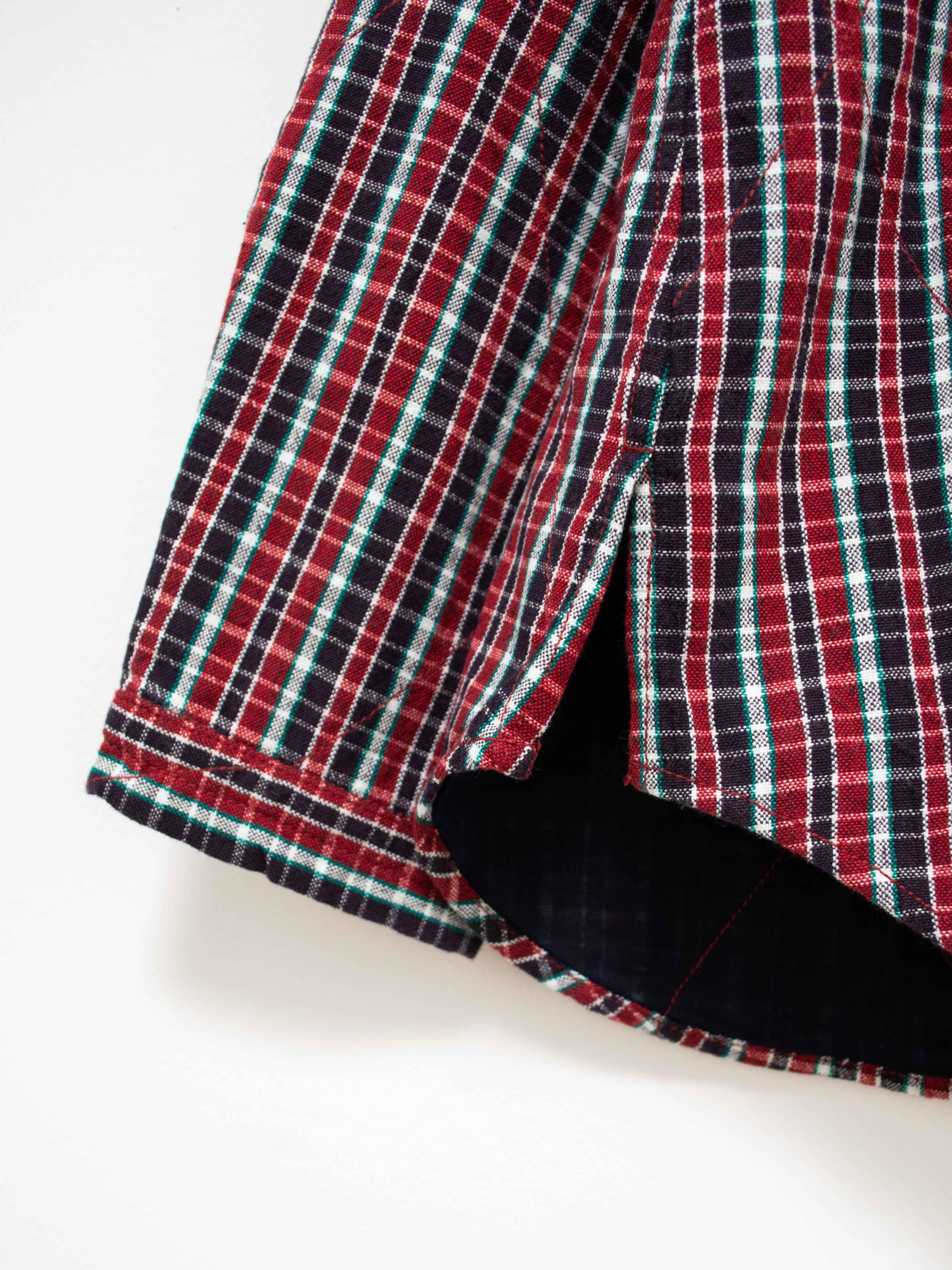 Namu Shop - Jan Machenhauer Kika Shirt Jacket - Quilted Red Blue