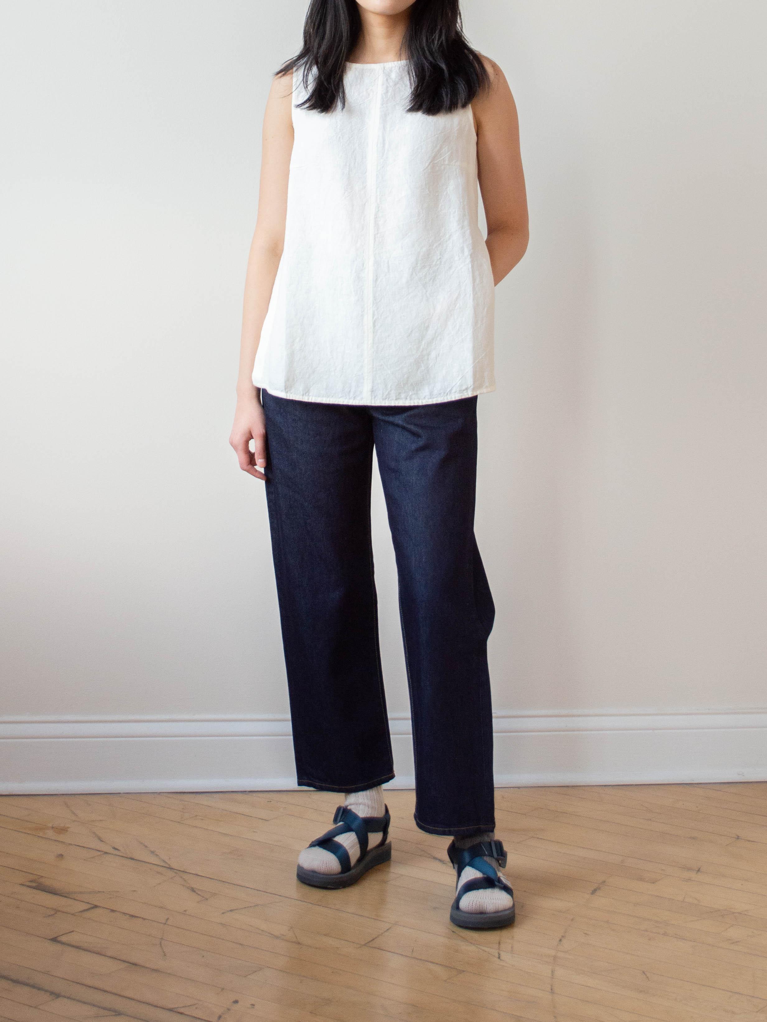Namu Shop - Jan Machenhauer Louise Top - White Linen