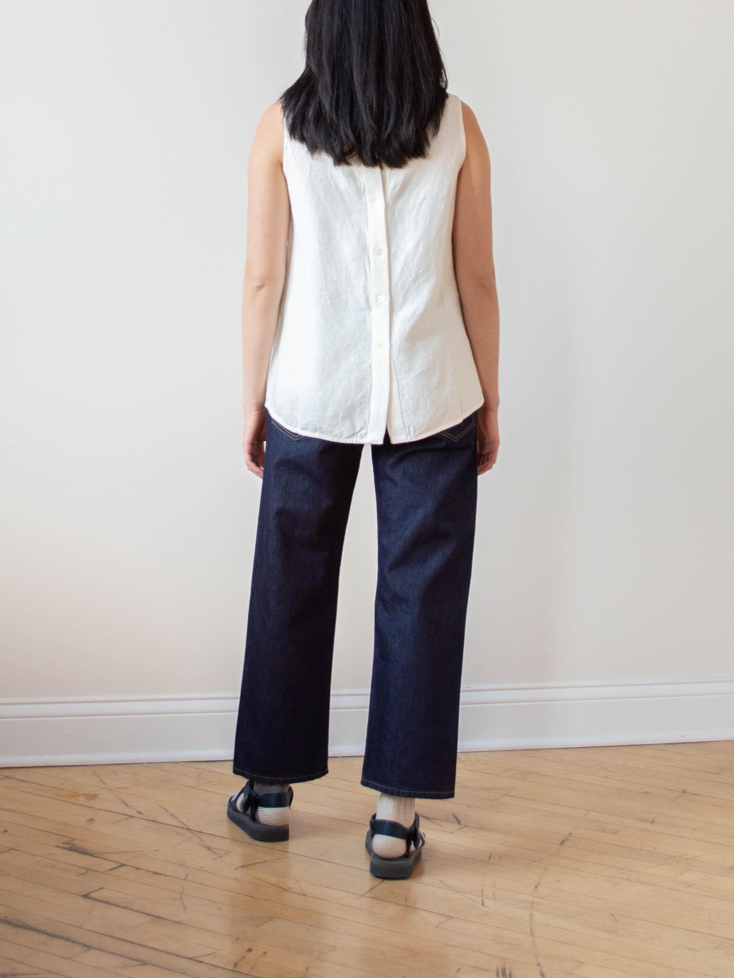 Namu Shop - Jan Machenhauer Louise Top - White Linen