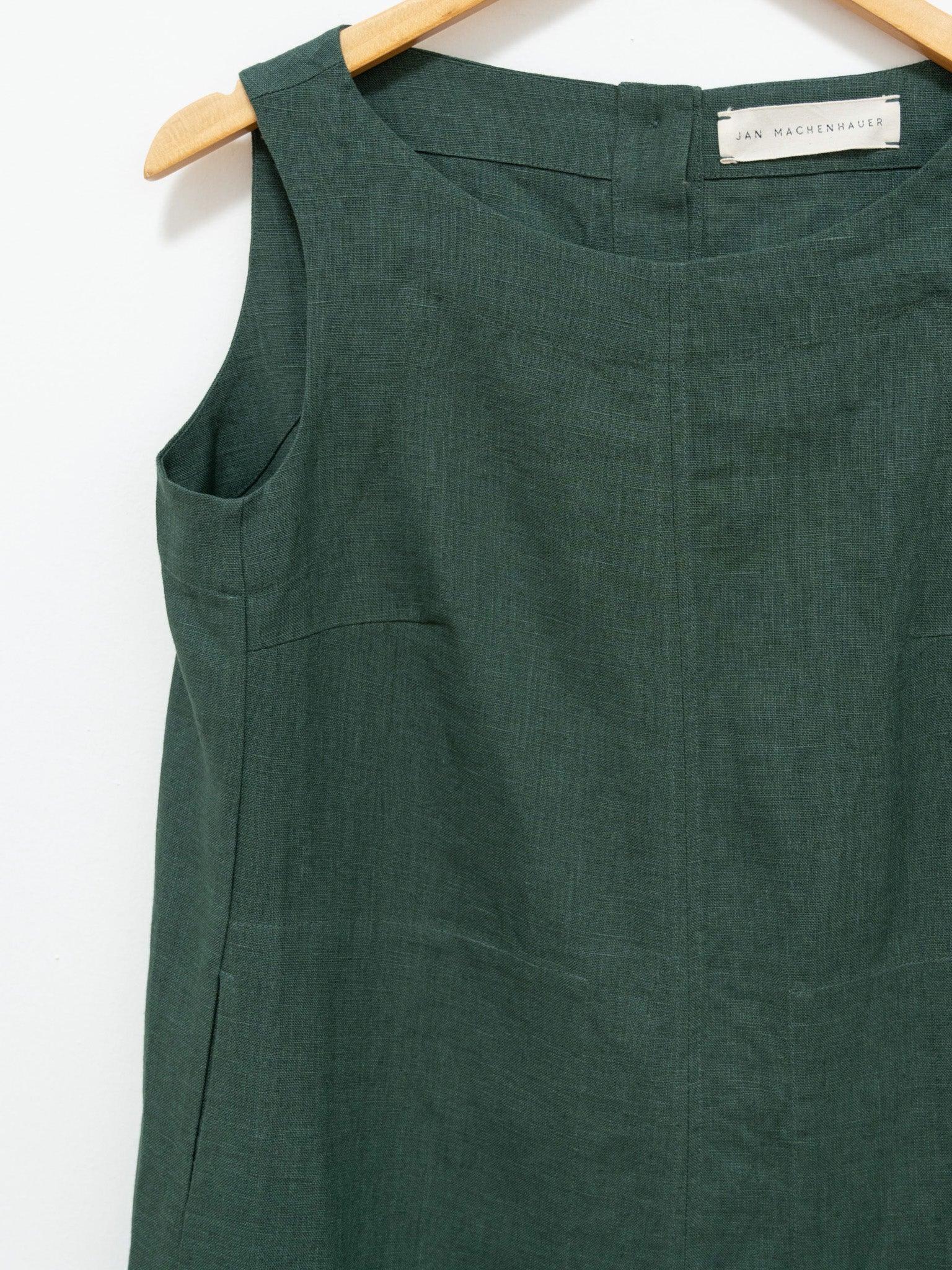 Namu Shop - Jan Machenhauer Lulu Dress - Forest Linen
