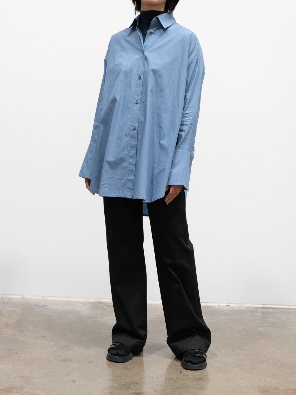 Namu Shop - Jan Machenhauer Molly Shirt - Stormy Cotton Poplin