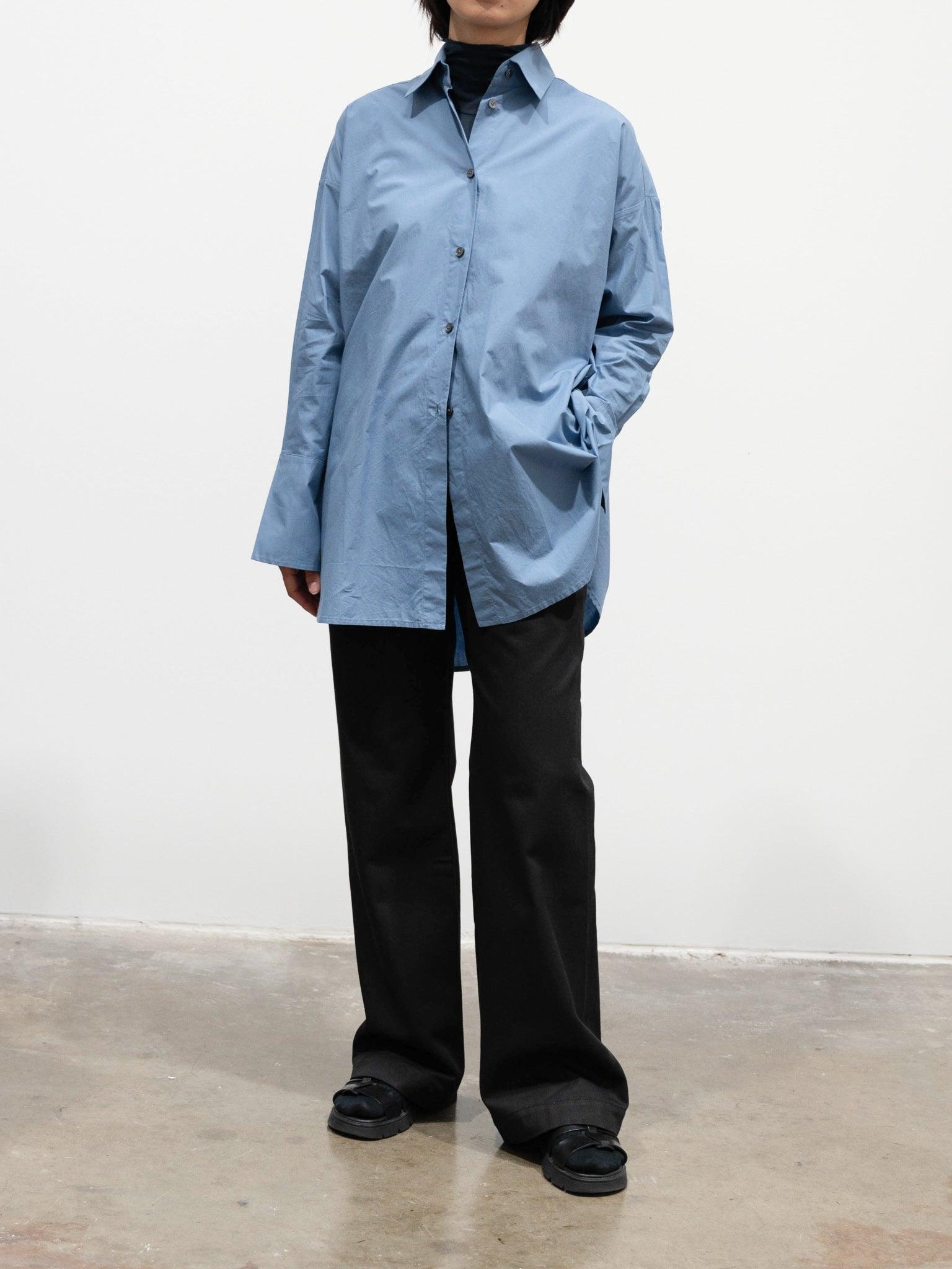 Namu Shop - Jan Machenhauer Molly Shirt - Stormy Cotton Poplin