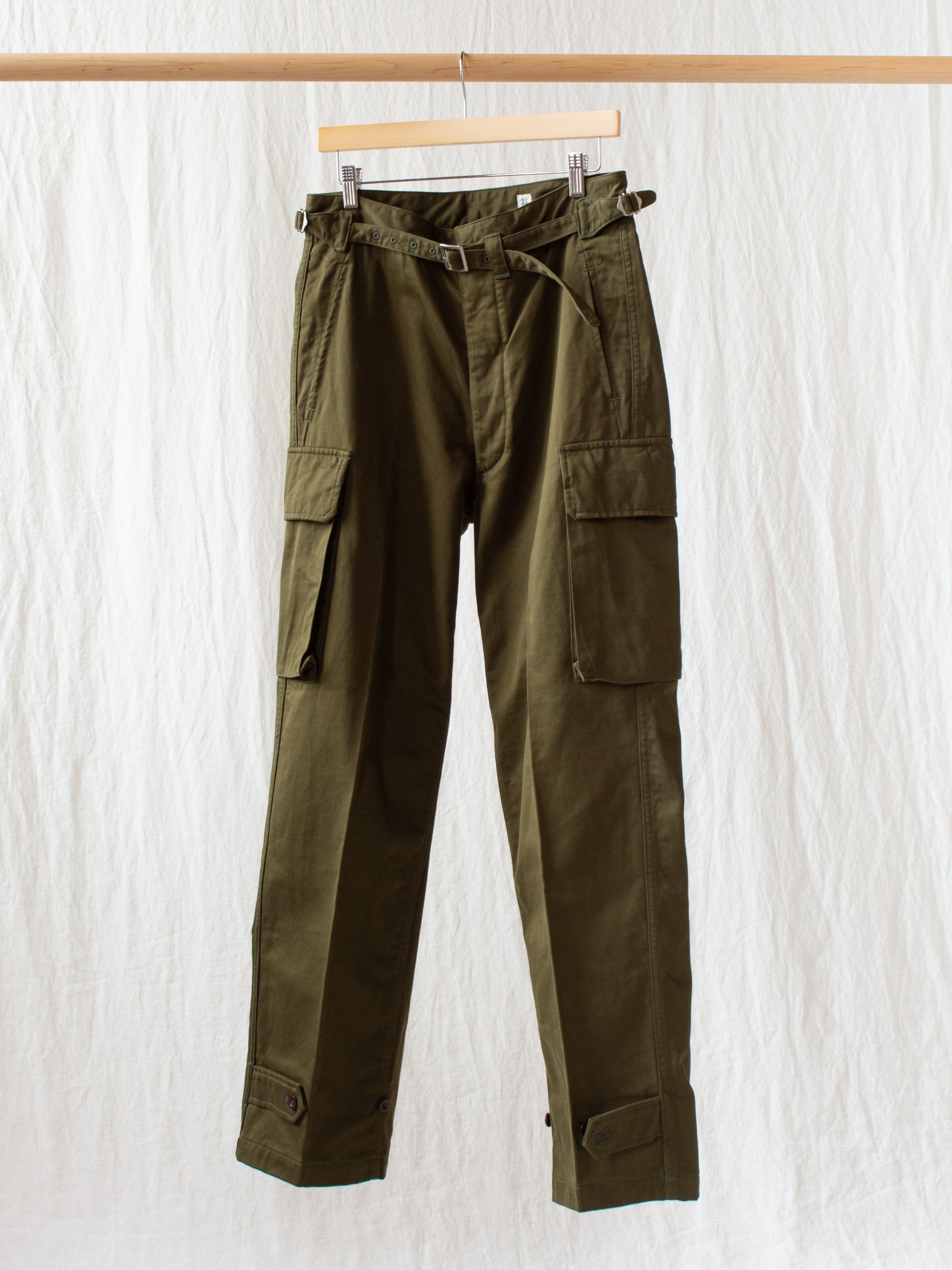 Namu Shop - Kaptain Sunshine Army Cargo Pants - Olive