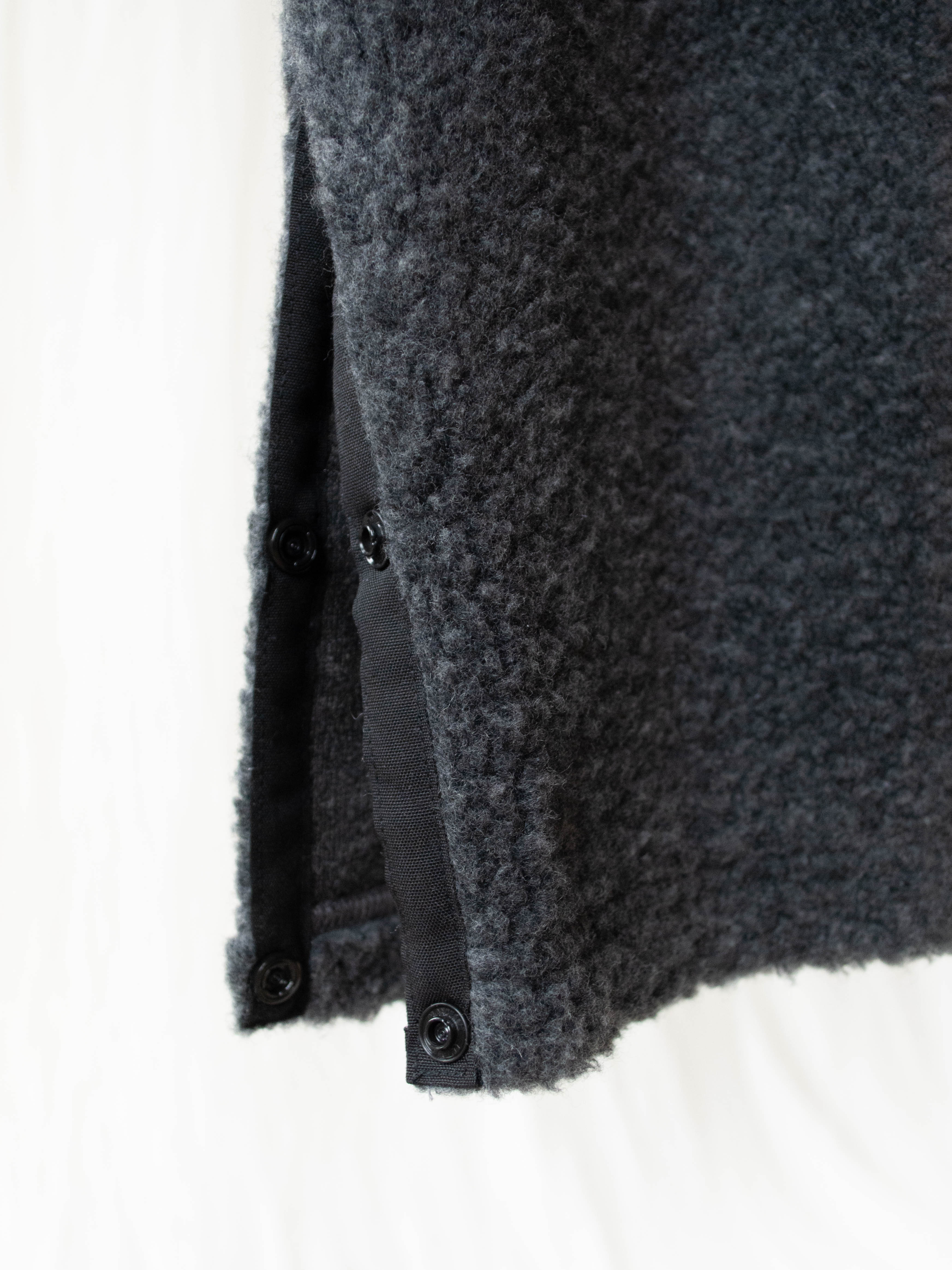 Namu Shop - Kaptain Sunshine Cashmere Fleece Pullover - Charcoal