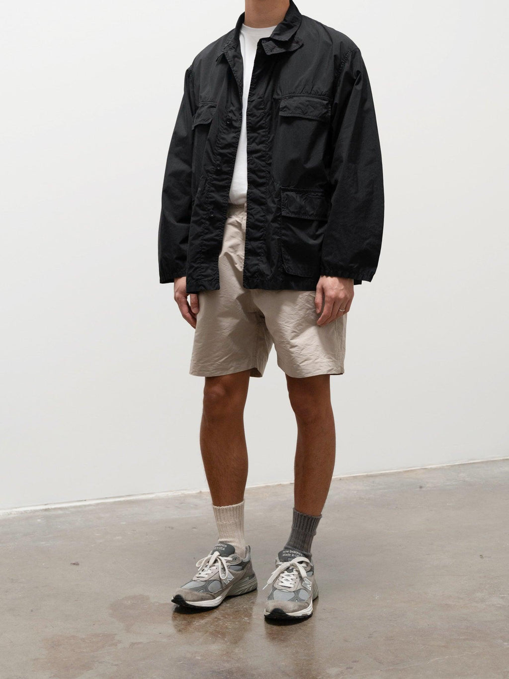 Namu Shop - Kaptain Sunshine C/P Water Repellent Trainer Shorts - Taupe