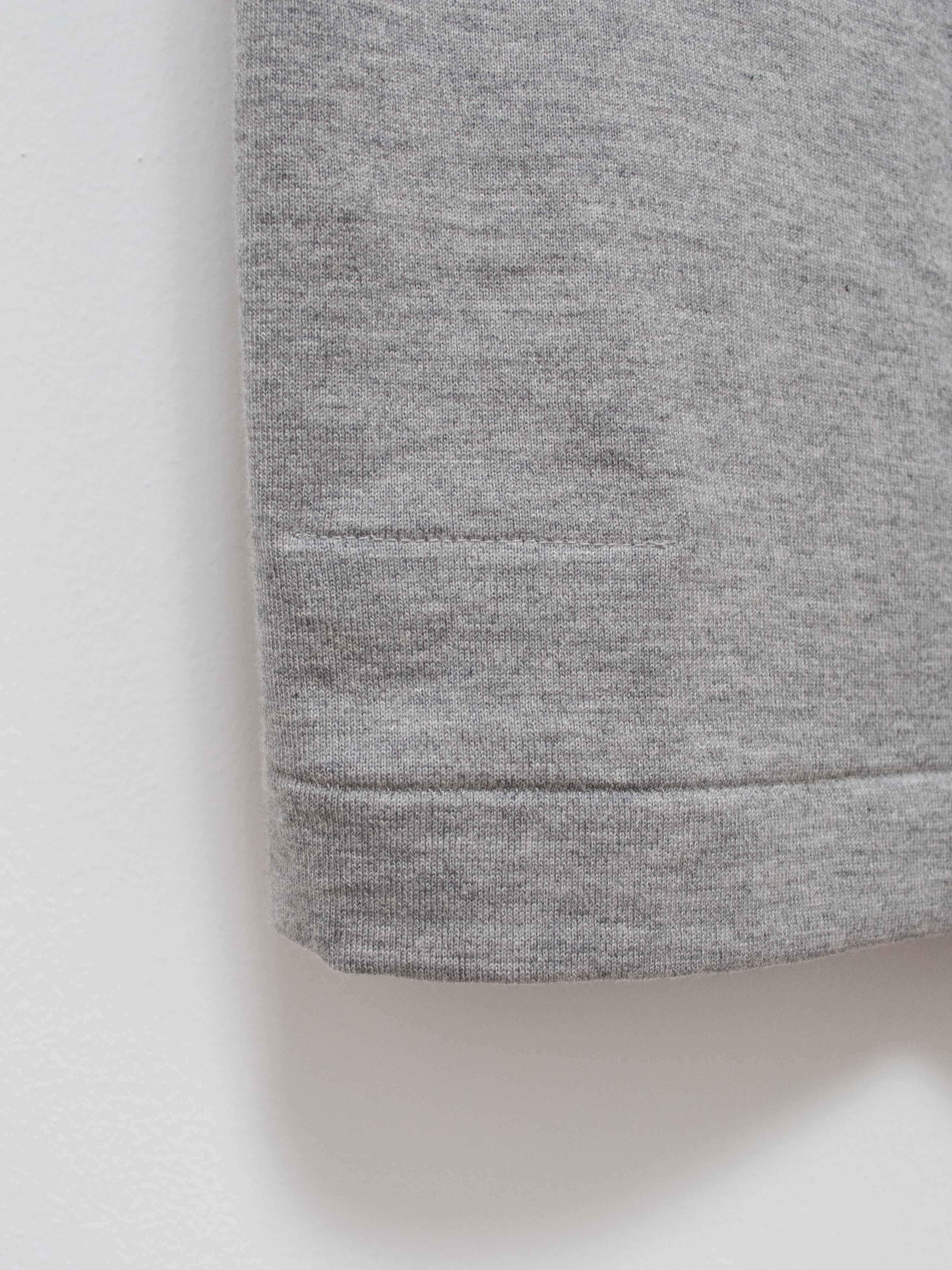 Namu Shop - Kaptain Sunshine Heavy Suvin Supima Mockneck Tee - Feather Gray