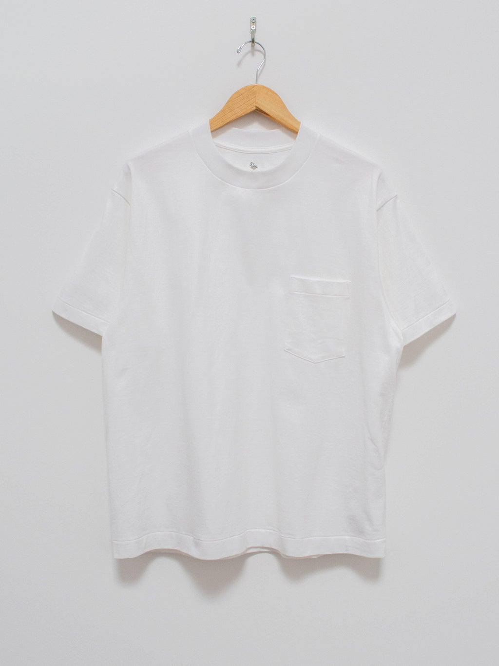 Namu Shop - Kaptain Sunshine Heavy Suvin Supima Tube Pocket Tee - White