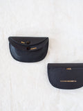 Namu Shop - Kaptain Sunshine Leather Round Wallet - Black