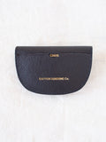 Namu Shop - Kaptain Sunshine Leather Round Wallet - Black