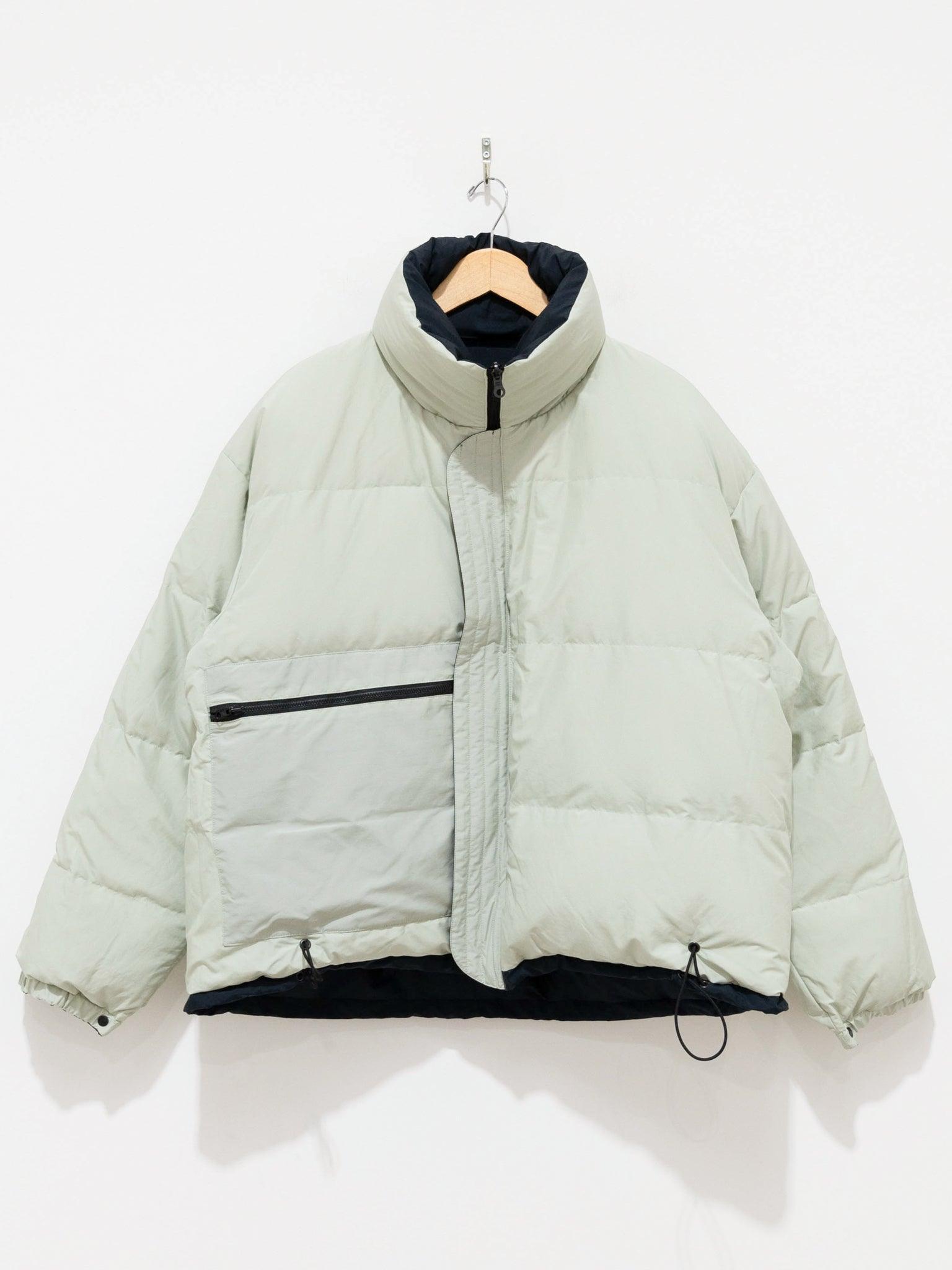 Namu Shop - Kaptain Sunshine Reversible Mont Blanc Puffer Down Jacket - Navy/Mint