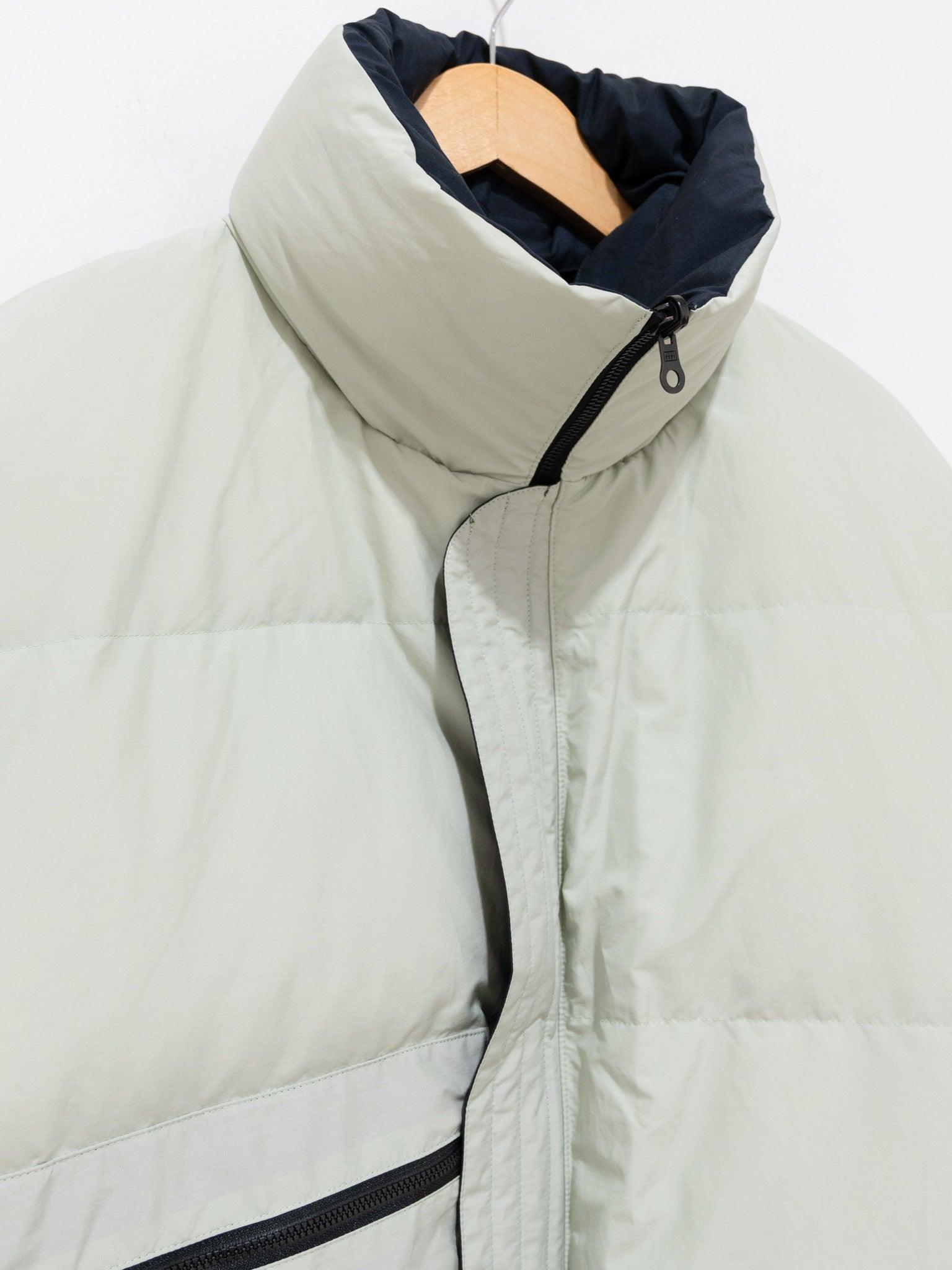 Namu Shop - Kaptain Sunshine Reversible Mont Blanc Puffer Down Jacket - Navy/Mint