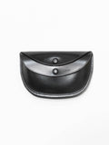 Namu Shop - Kaptain Sunshine Round Leather Wallet - Black