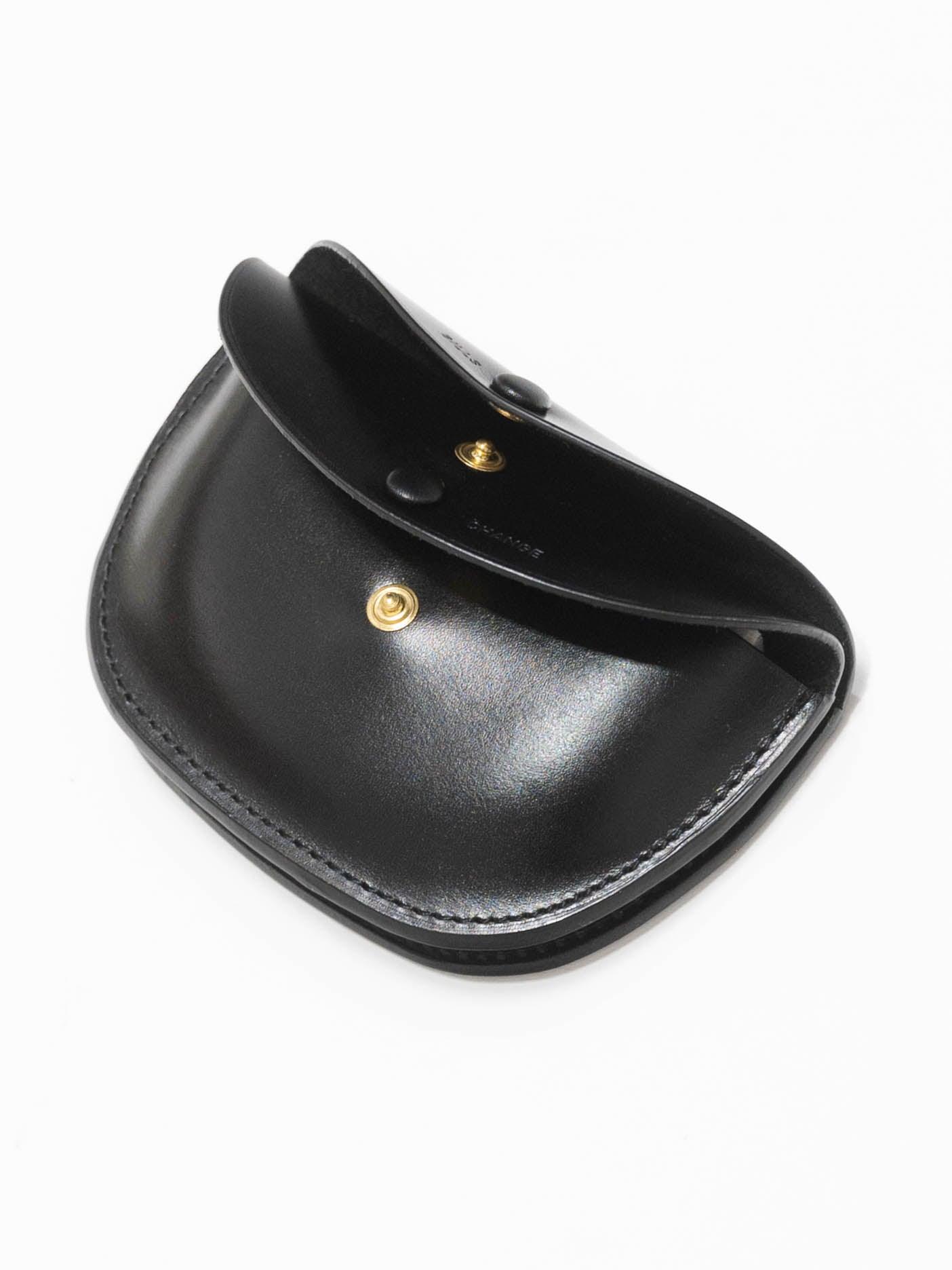 Namu Shop - Kaptain Sunshine Round Leather Wallet - Black