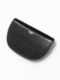 Namu Shop - Kaptain Sunshine Round Leather Wallet - Black