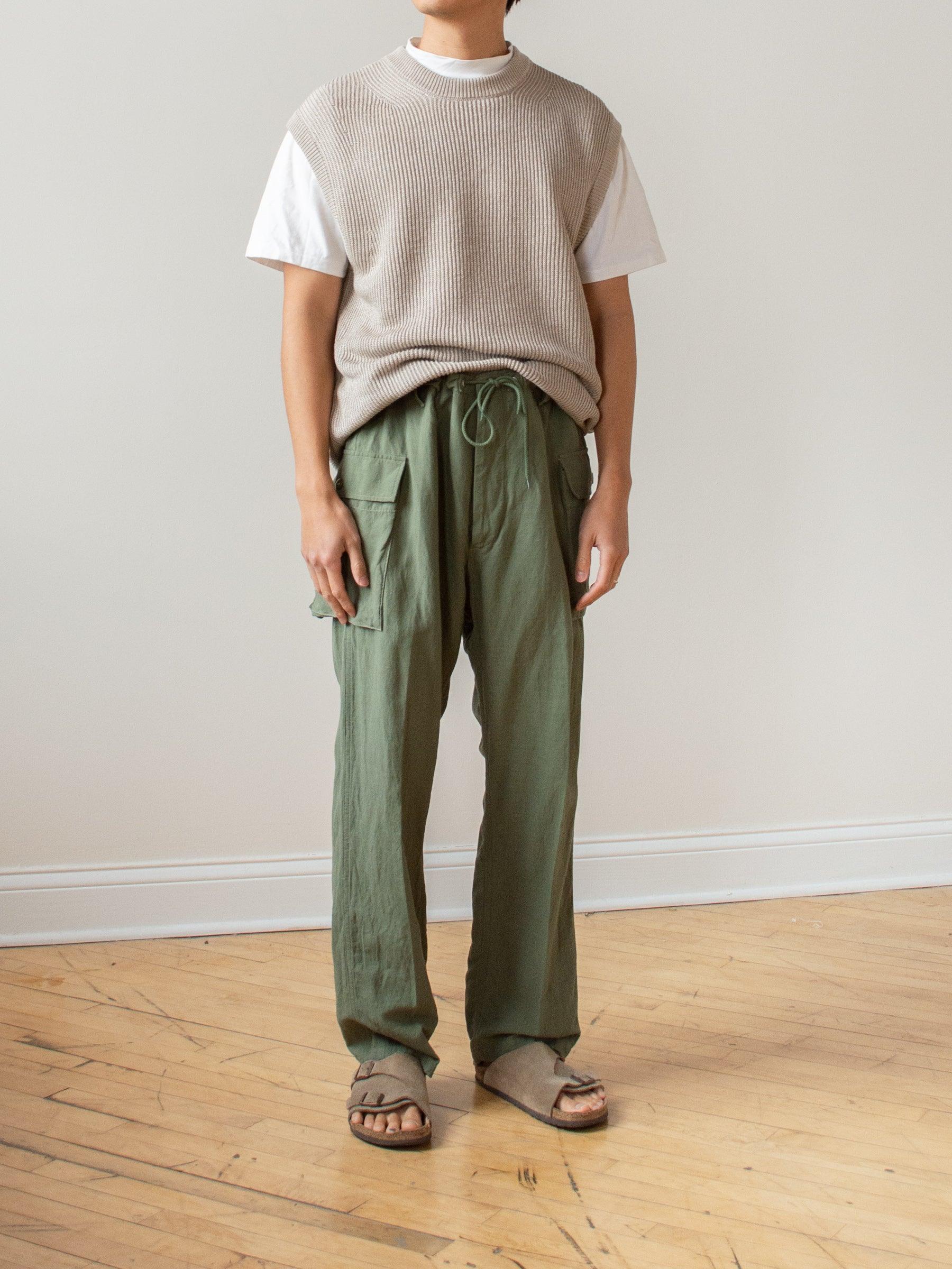 Namu Shop - Kaptain Sunshine Safari Mesh M43 Cargo Pants - Olive