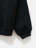 Namu Shop - Kaptain Sunshine Sea Island Cotton Sweat Halfzip Pullover - Black