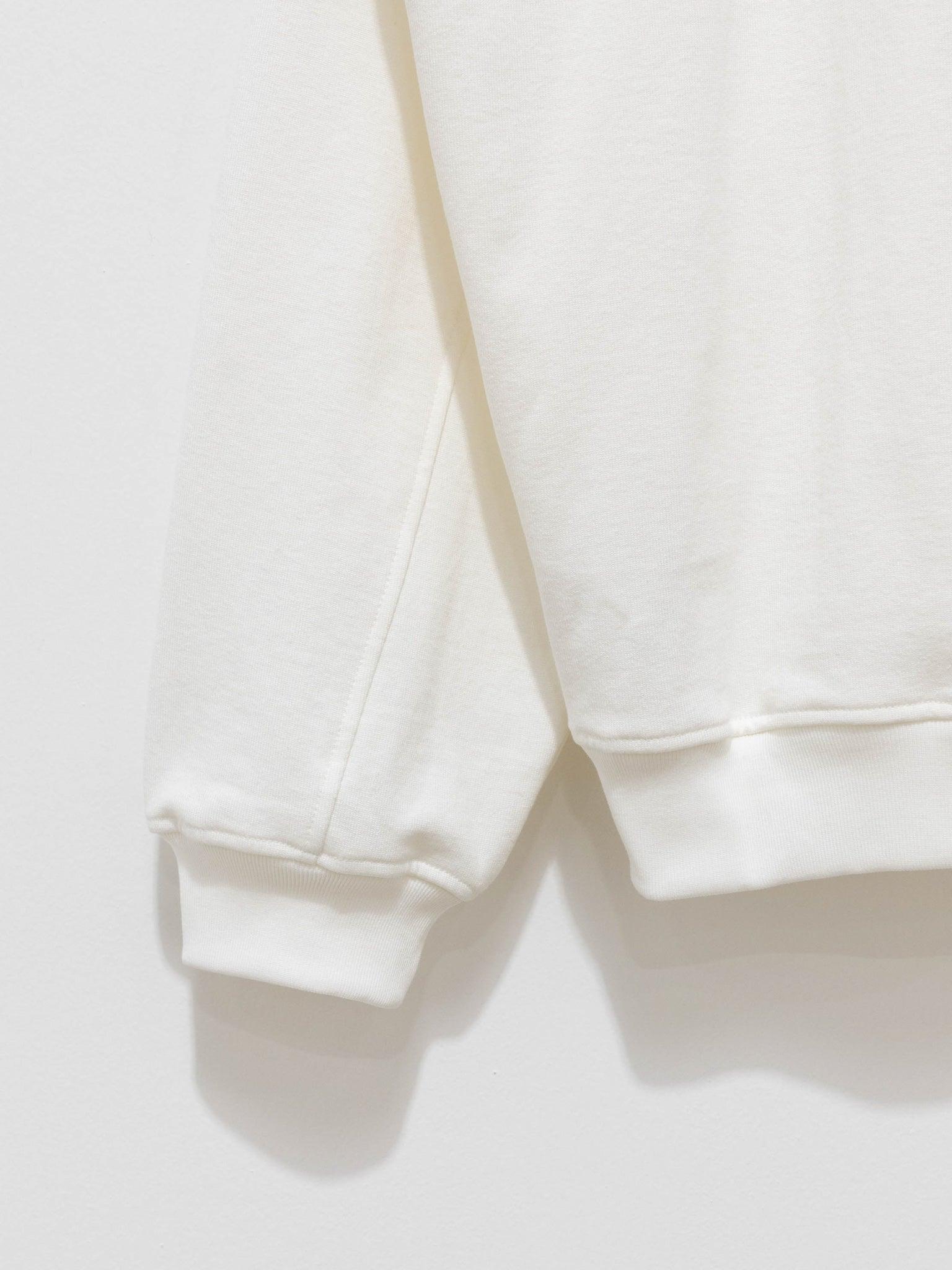 Namu Shop - Kaptain Sunshine Sea Island Cotton Sweat Halfzip Pullover - White
