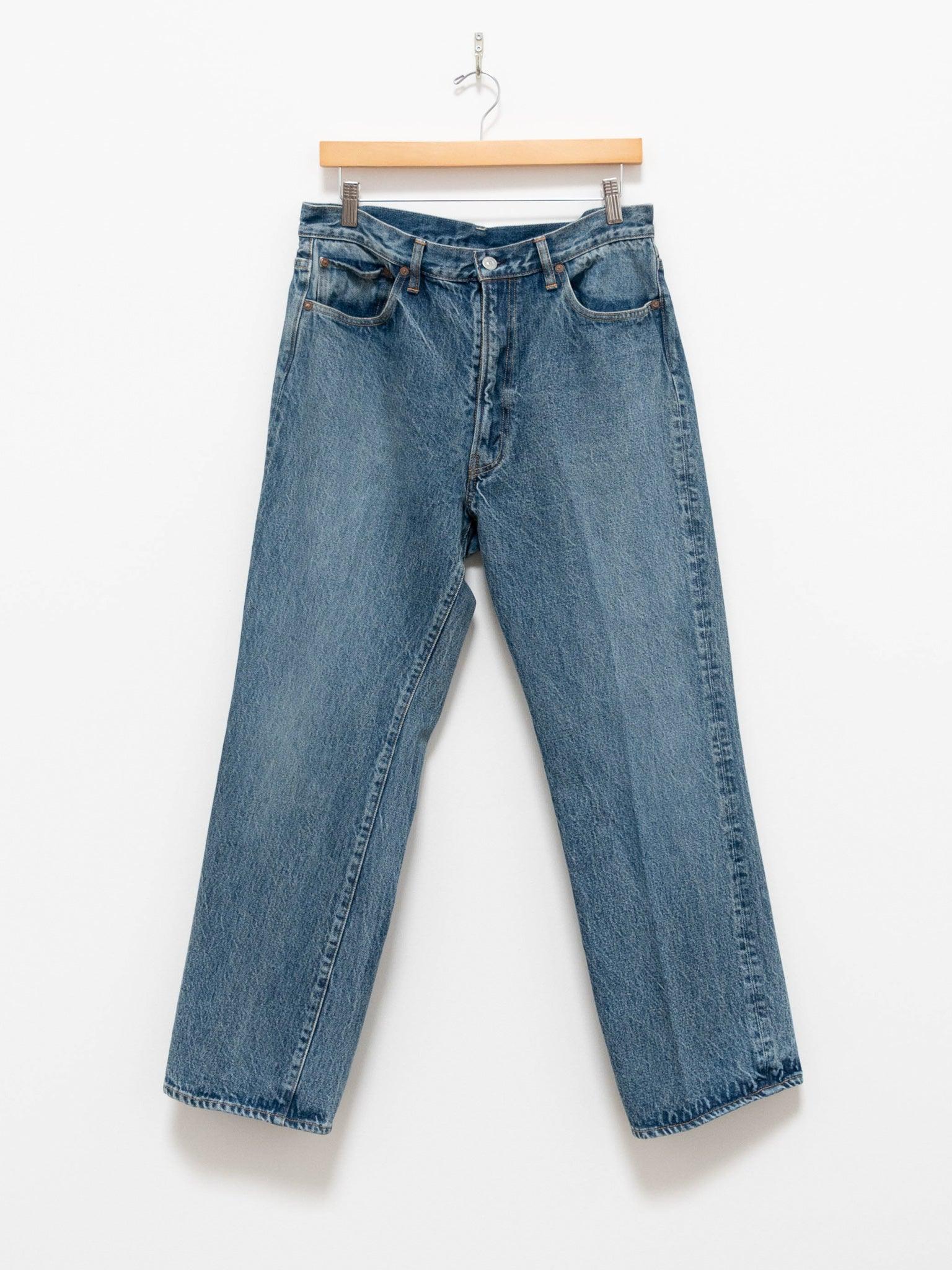 Skateshoe Cut Denim Pants - Indigo Vintage Wash