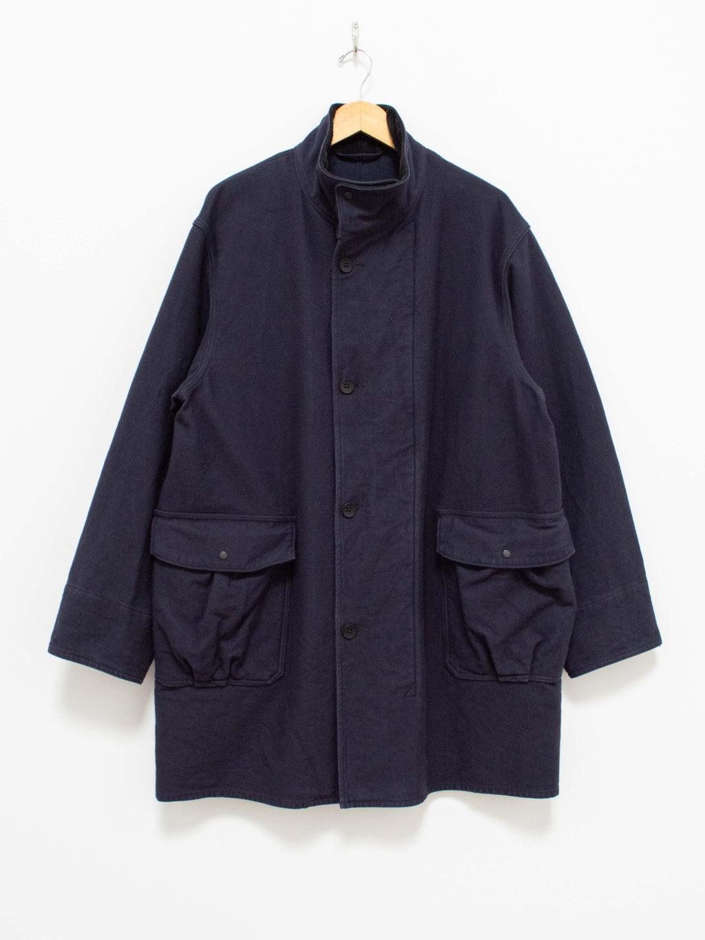 Namu Shop - Kaptain Sunshine Stand Collar Coat - Navy