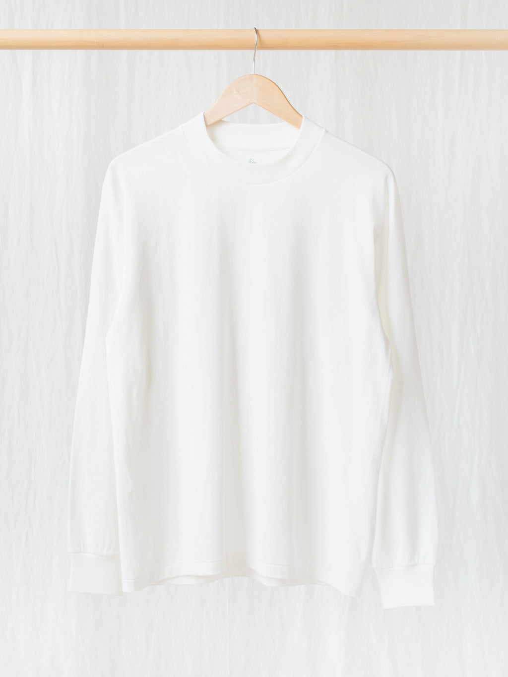 Namu Shop - Kaptain Sunshine Suvin Supima Crewneck Tube L/S Tee - White