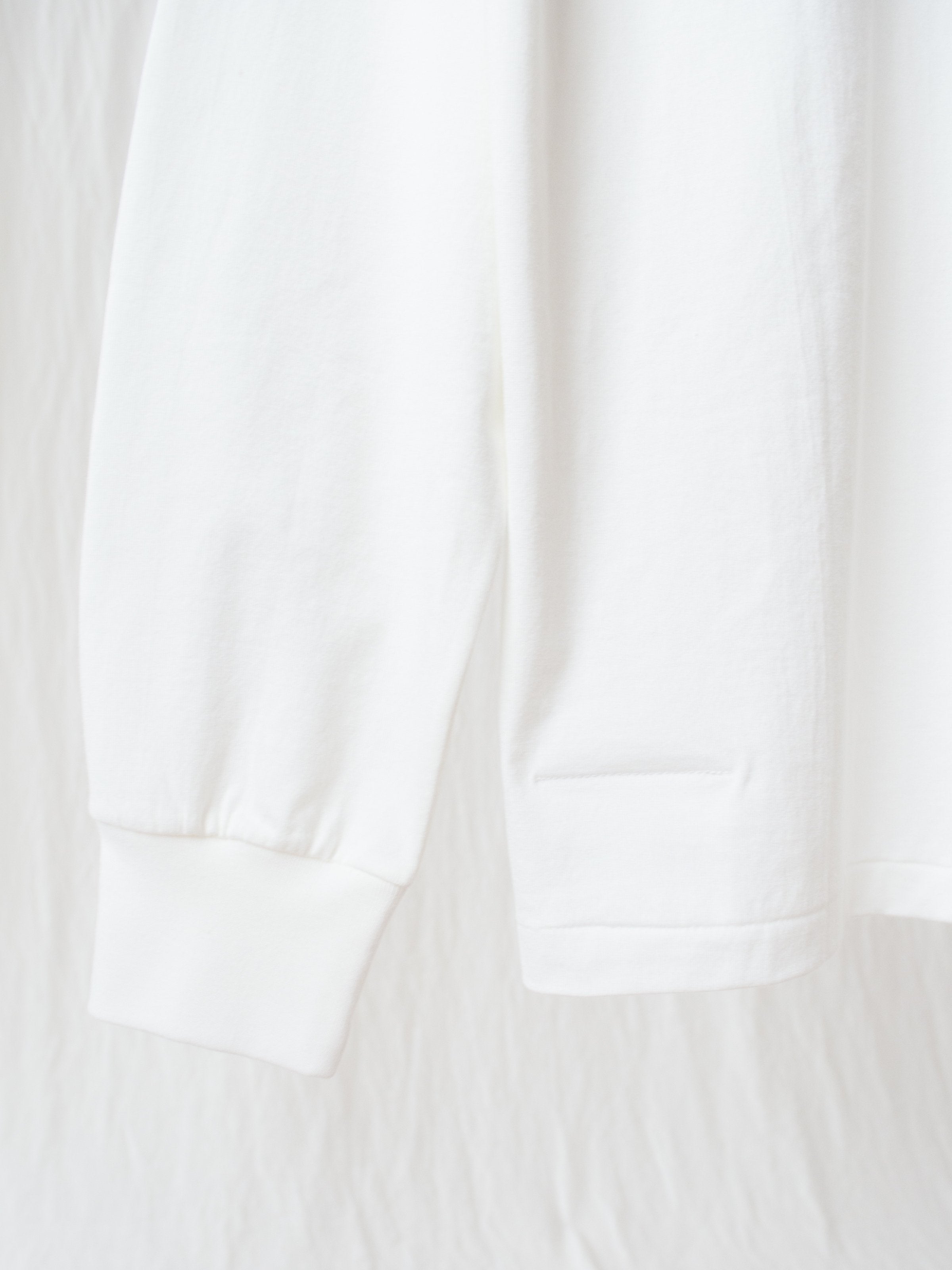 Namu Shop - Kaptain Sunshine Suvin Supima Crewneck Tube L/S Tee - White