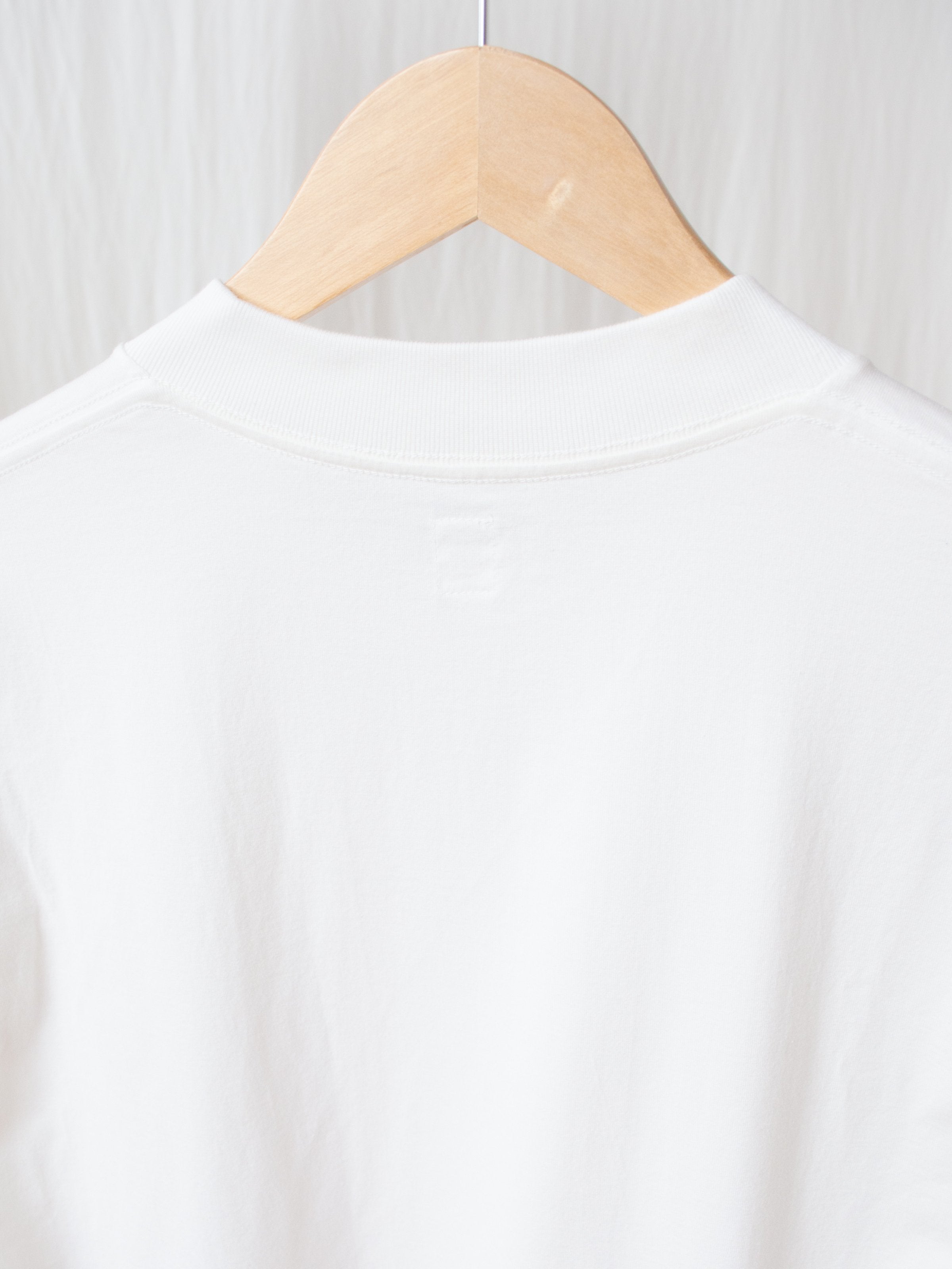 Namu Shop - Kaptain Sunshine Suvin Supima Crewneck Tube L/S Tee - White