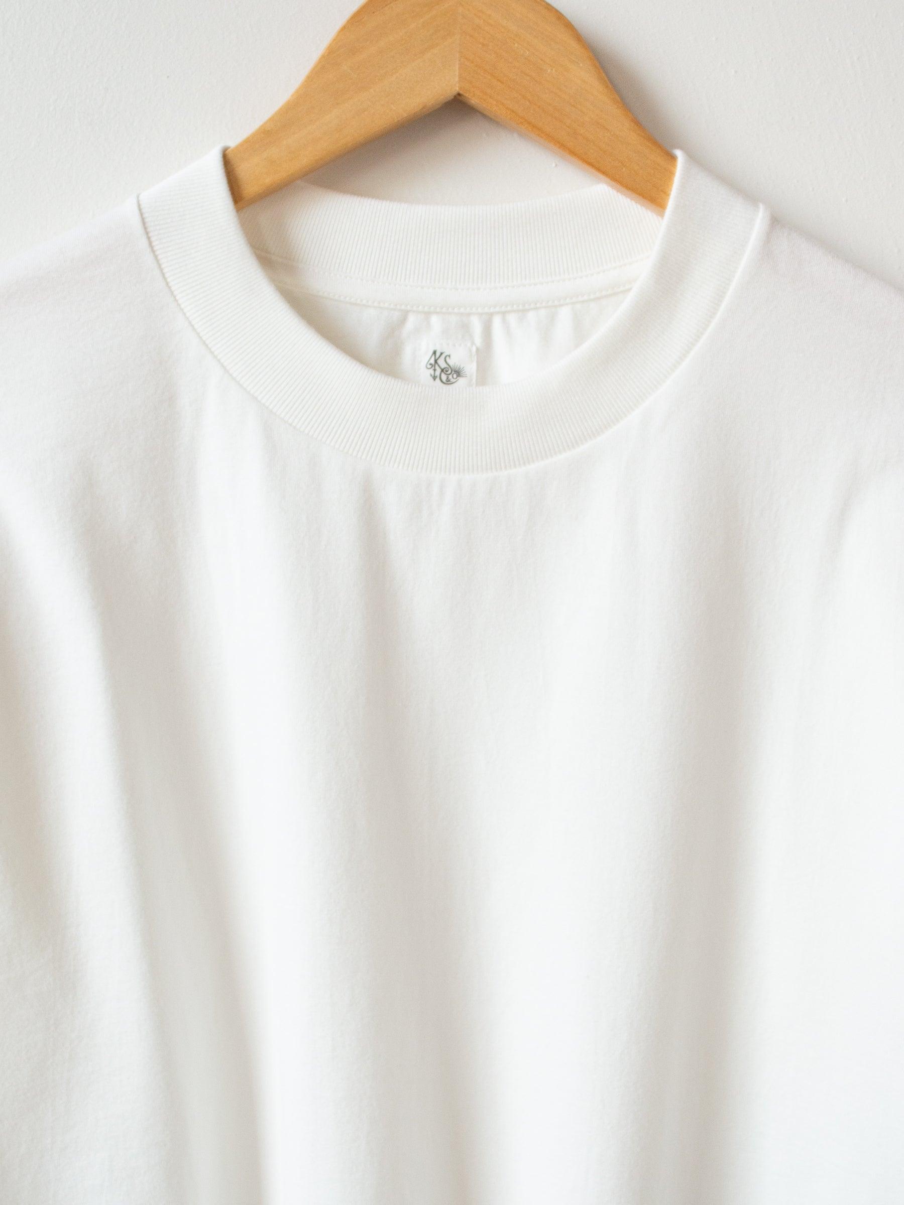Namu Shop - Kaptain Sunshine Suvin Supima Crewneck Tube Tee - White