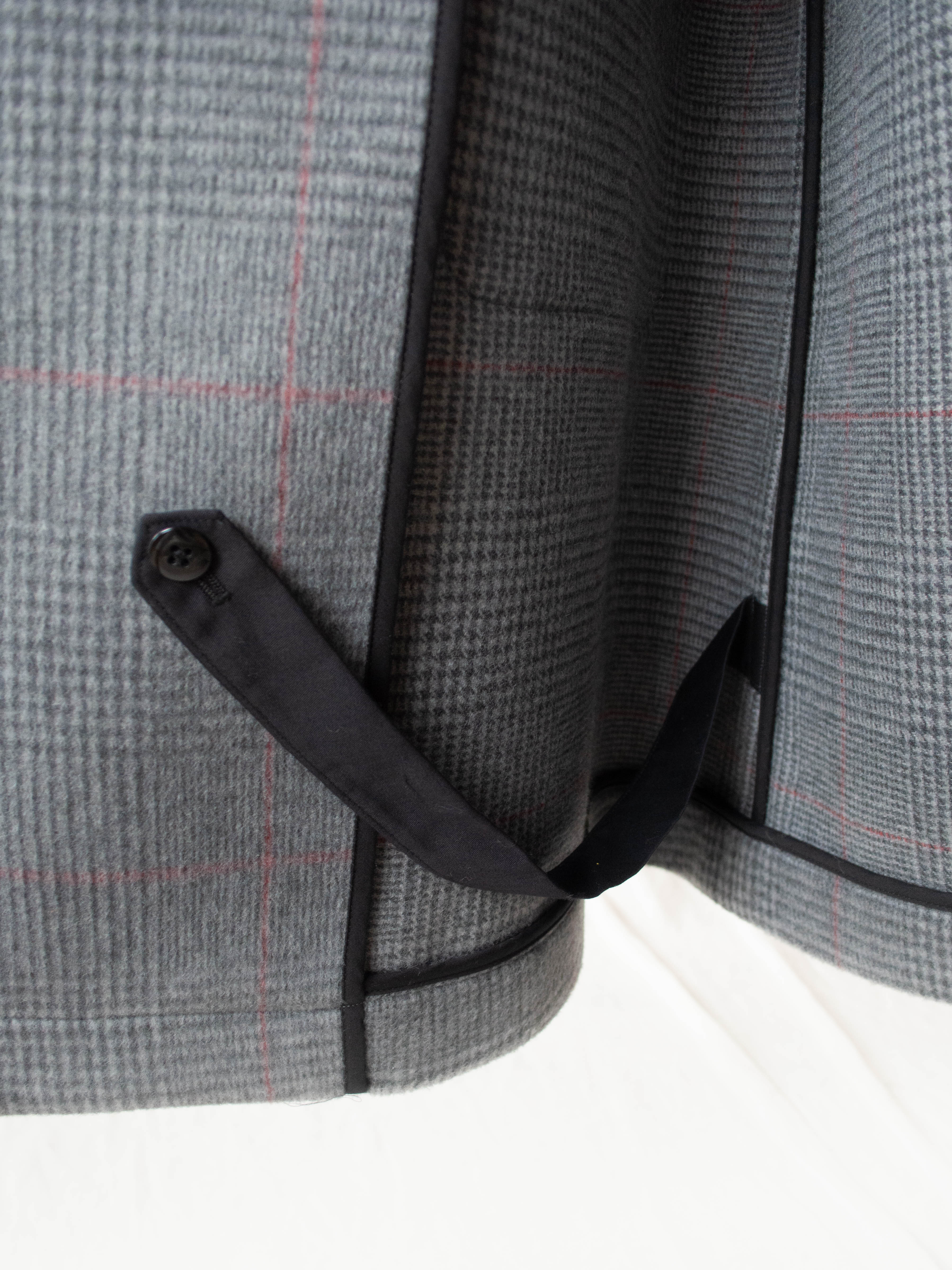 Namu Shop - Kaptain Sunshine Traveller Coat - Gray Plaid