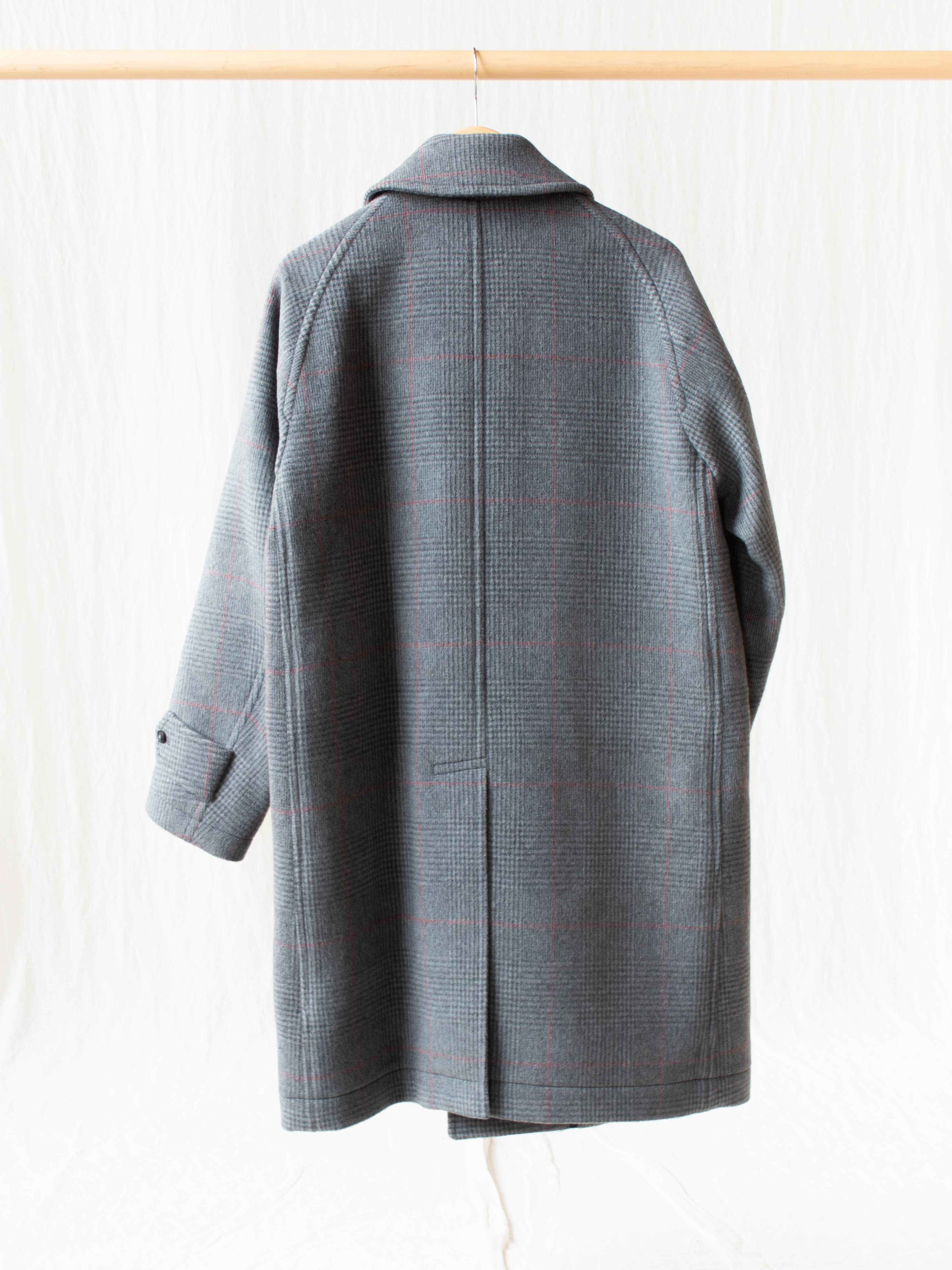 Namu Shop - Kaptain Sunshine Traveller Coat - Gray Plaid