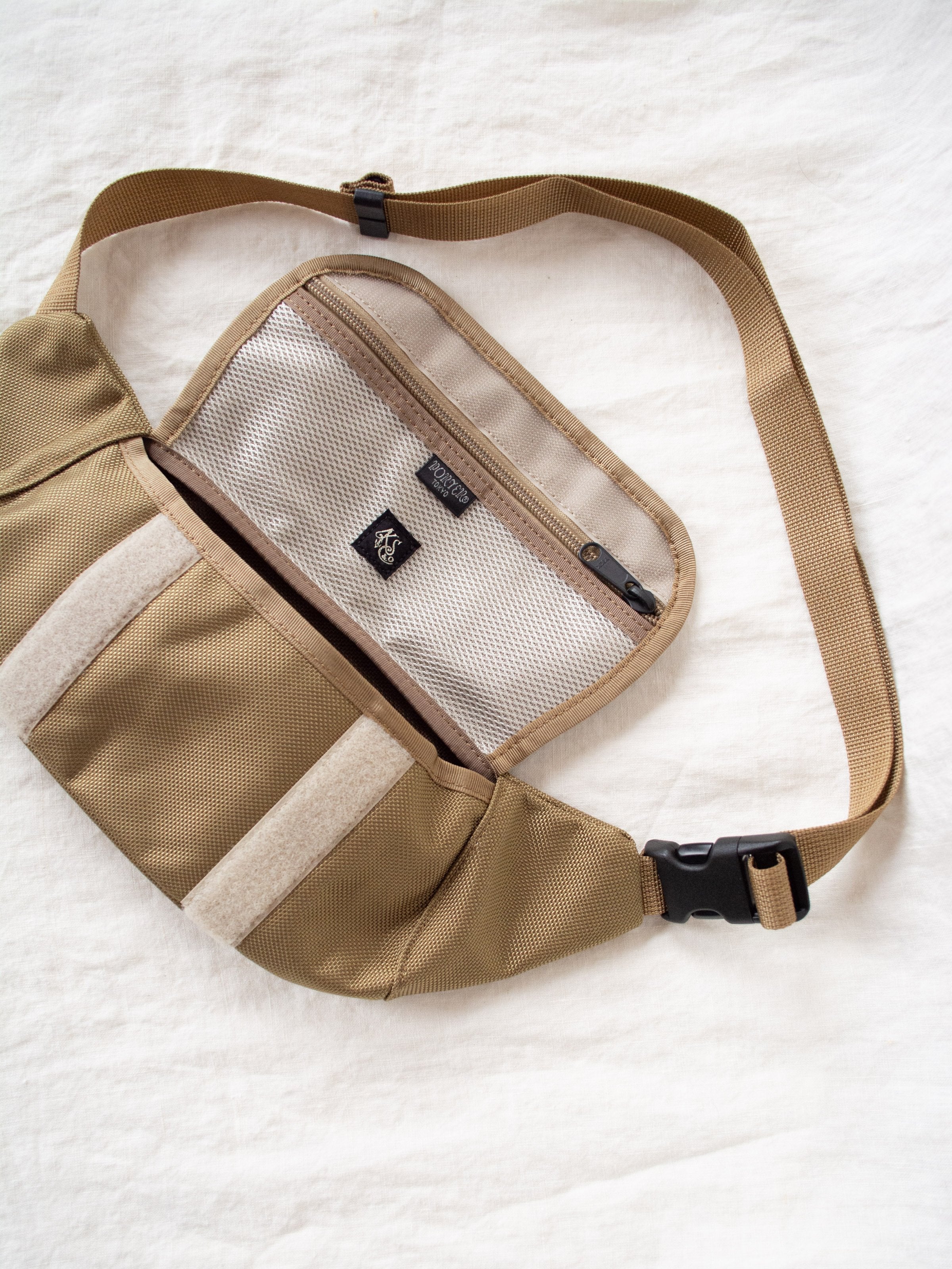 Namu Shop - Kaptain Sunshine Travellers Fanny Bag - Beige