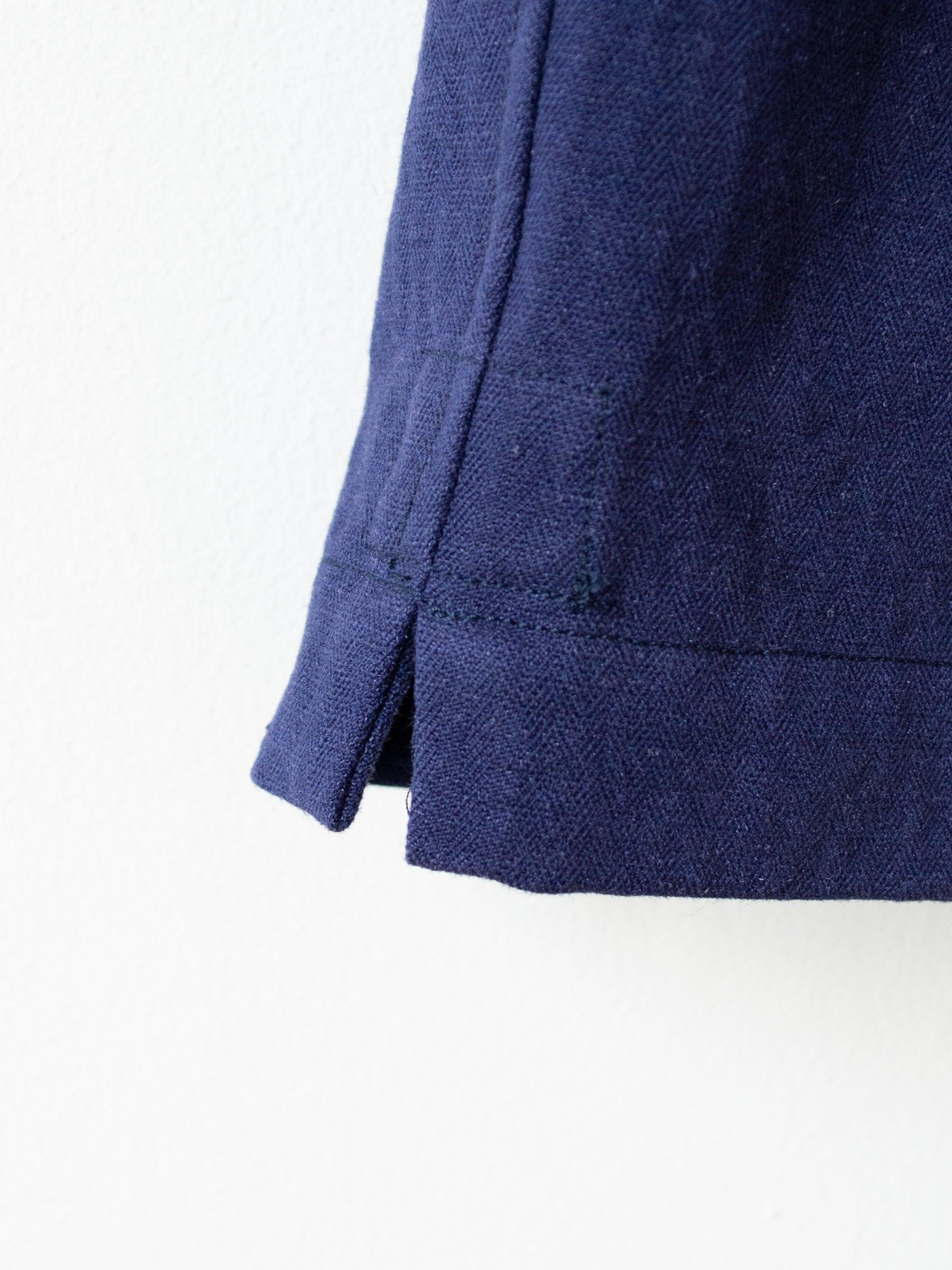 Namu Shop - Kaptain Sunshine Washed Co Linen Silk Herringbone Training Shorts - Blue