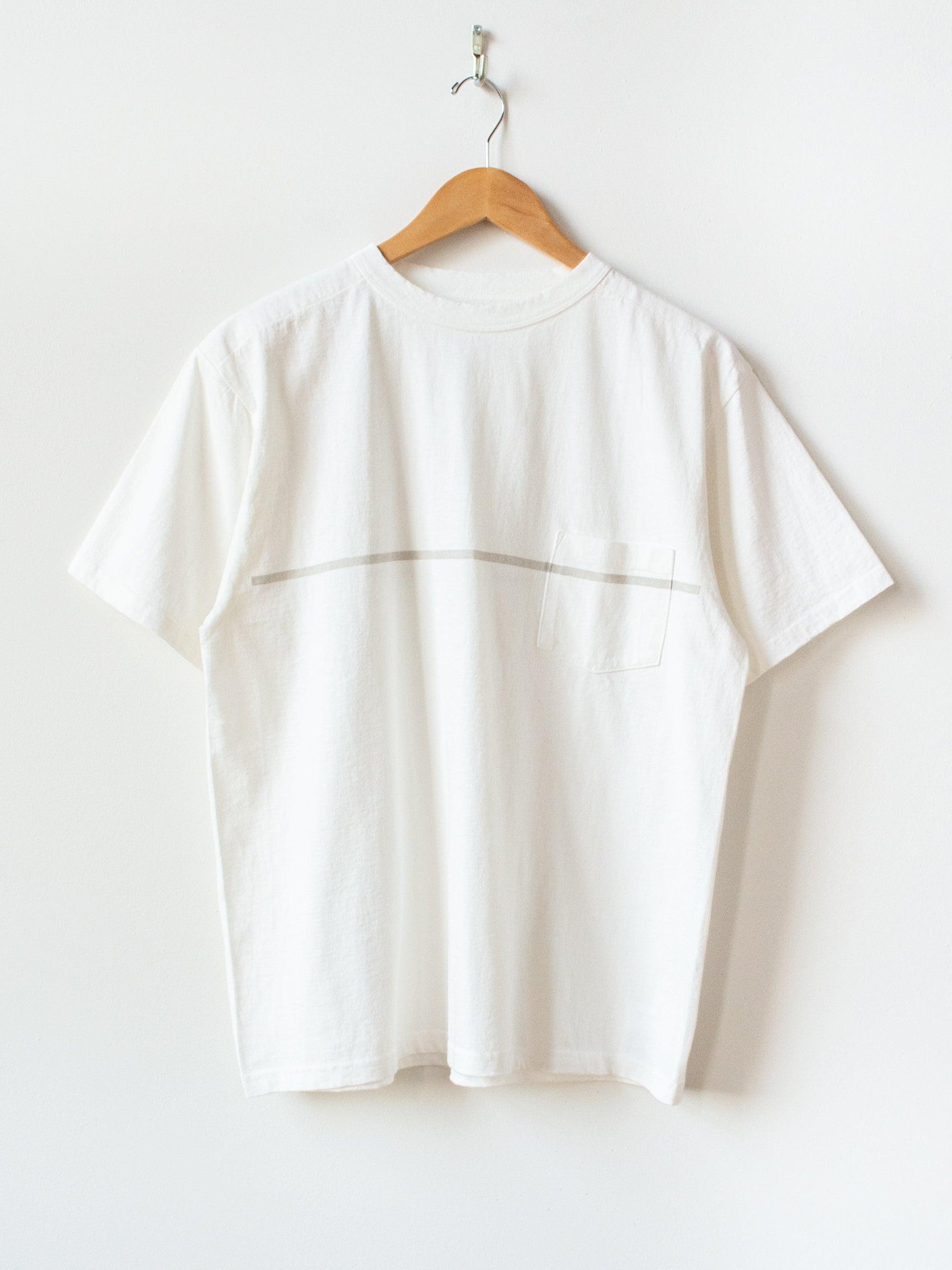 Namu Shop - Kaptain Sunshine West Coast Tee - White x Gray Line