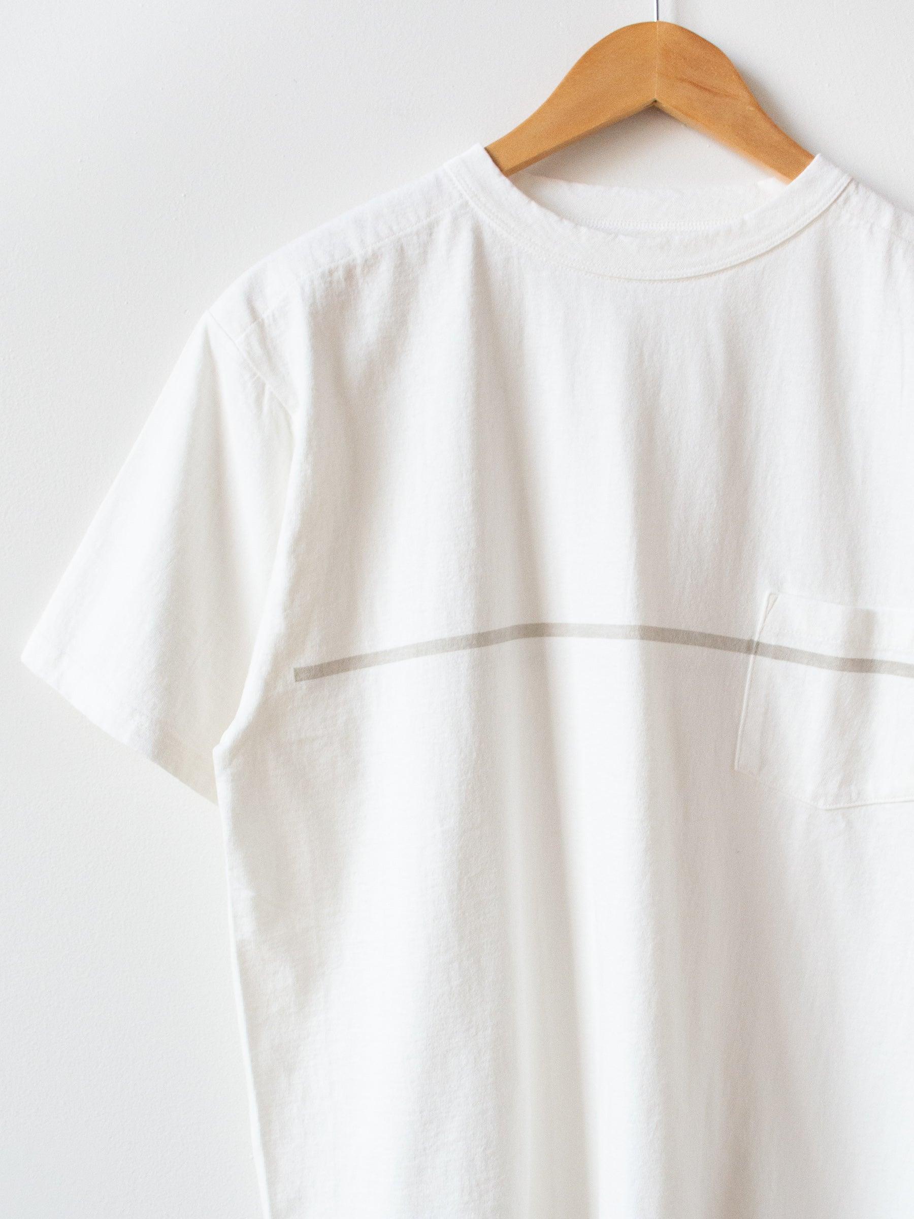 Namu Shop - Kaptain Sunshine West Coast Tee - White x Gray Line