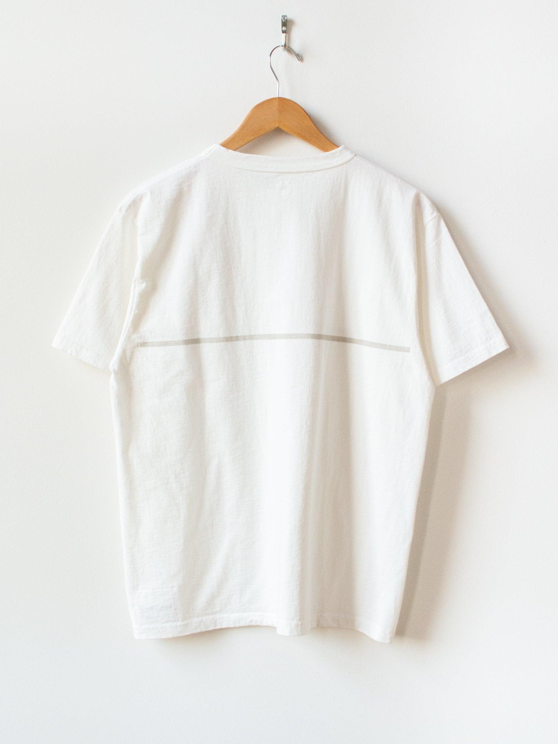 Namu Shop - Kaptain Sunshine West Coast Tee - White x Gray Line
