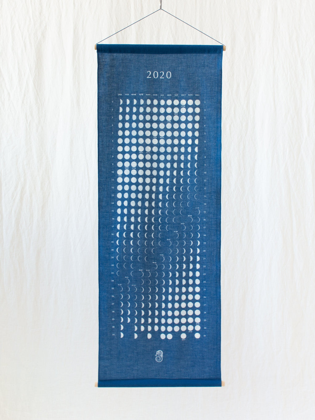 Namu Shop - Litmus Indigo-dyed Moon Calendar
