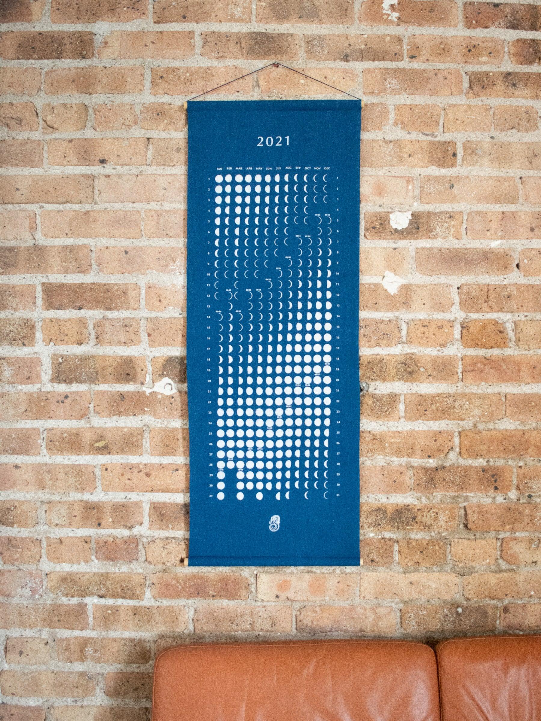 Namu Shop - Litmus Indigo-dyed Moon Calendar