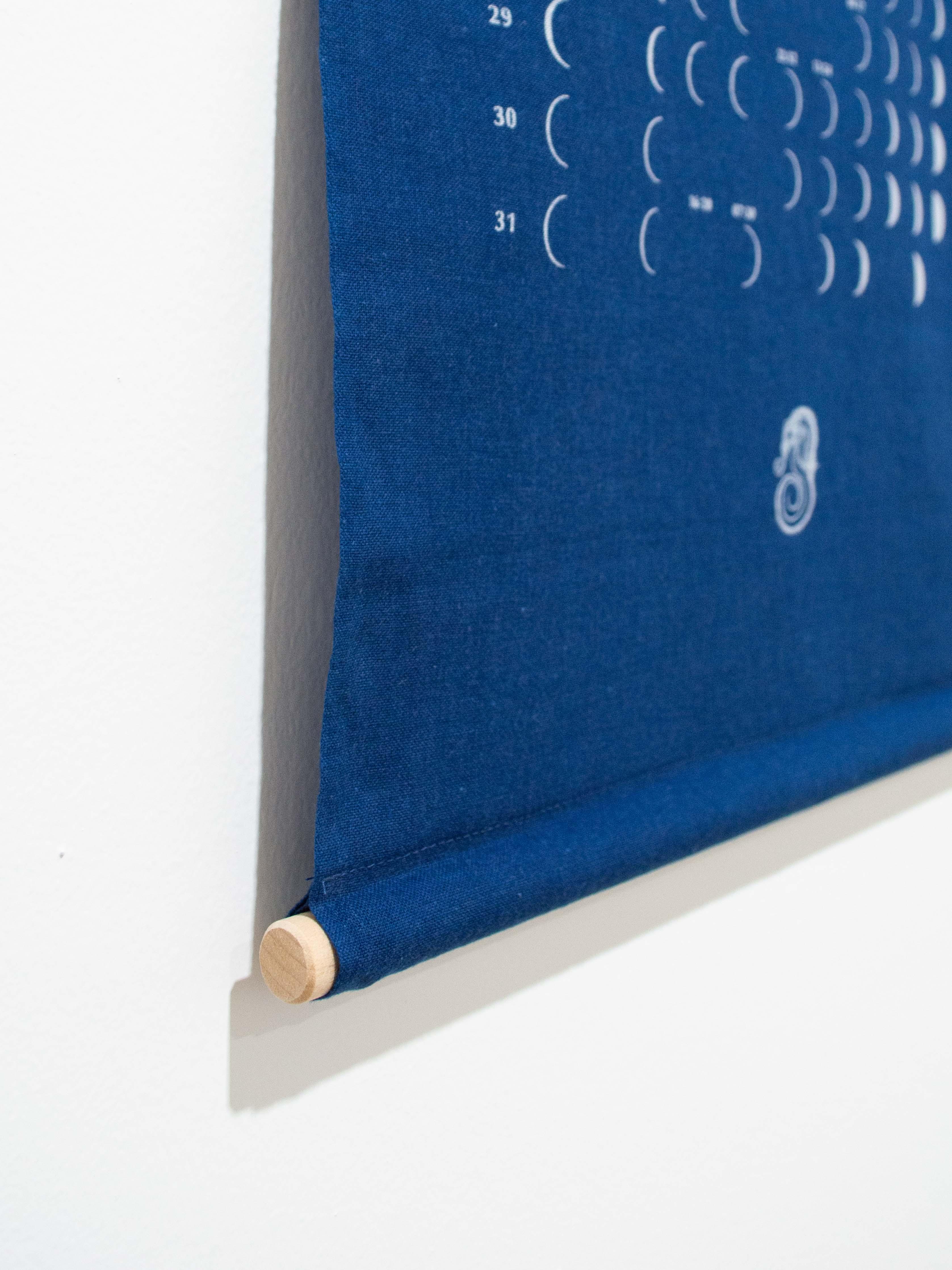Namu Shop - Litmus Indigo-dyed Moon Calendar 2022