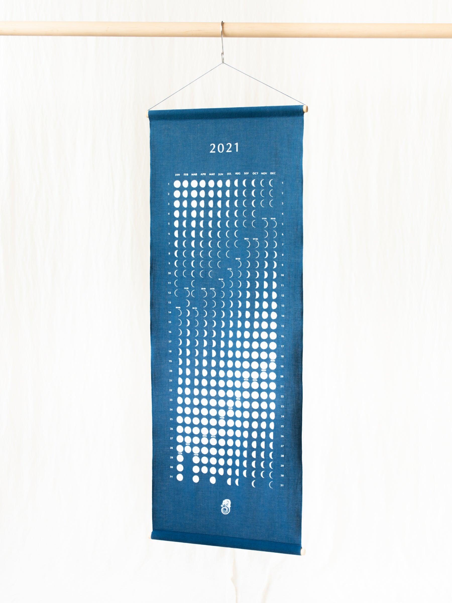Namu Shop - Litmus Indigo-dyed Moon Calendar