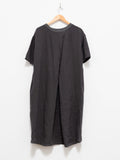 Namu Shop - Maillot Linen Back Tuck Dress - Smoke Gray