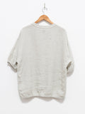 Namu Shop - Maillot Linen Big Sweatshirt Tee - Ivory
