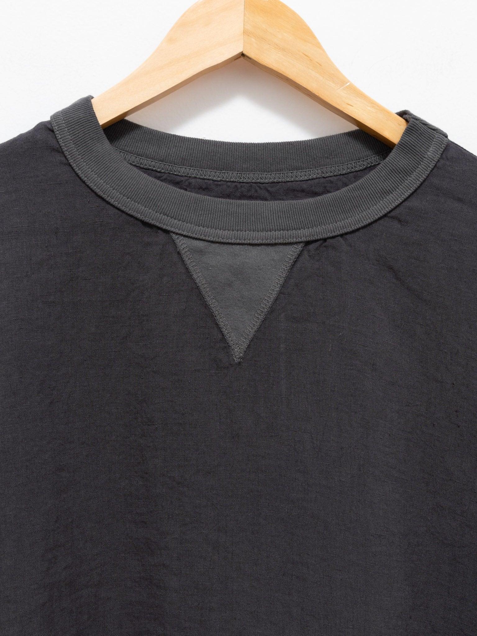 Namu Shop - Maillot Linen Big Sweatshirt Tee - Smoke Gray