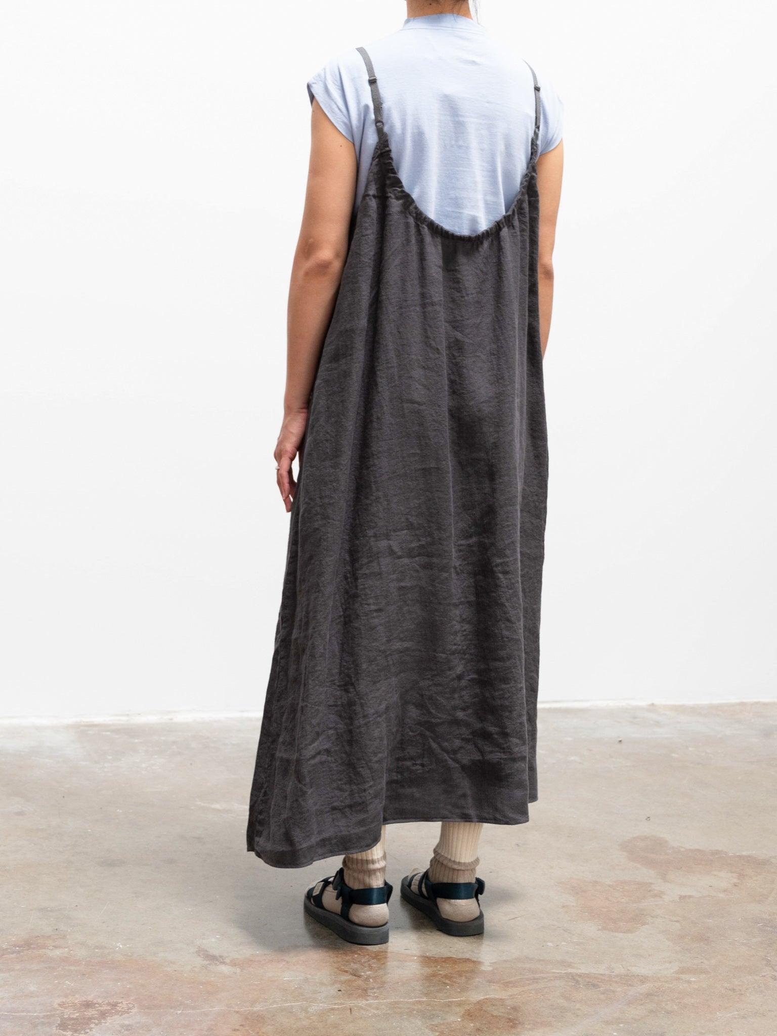 Namu Shop - Maillot Linen Camisole Dress - Smoke Gray