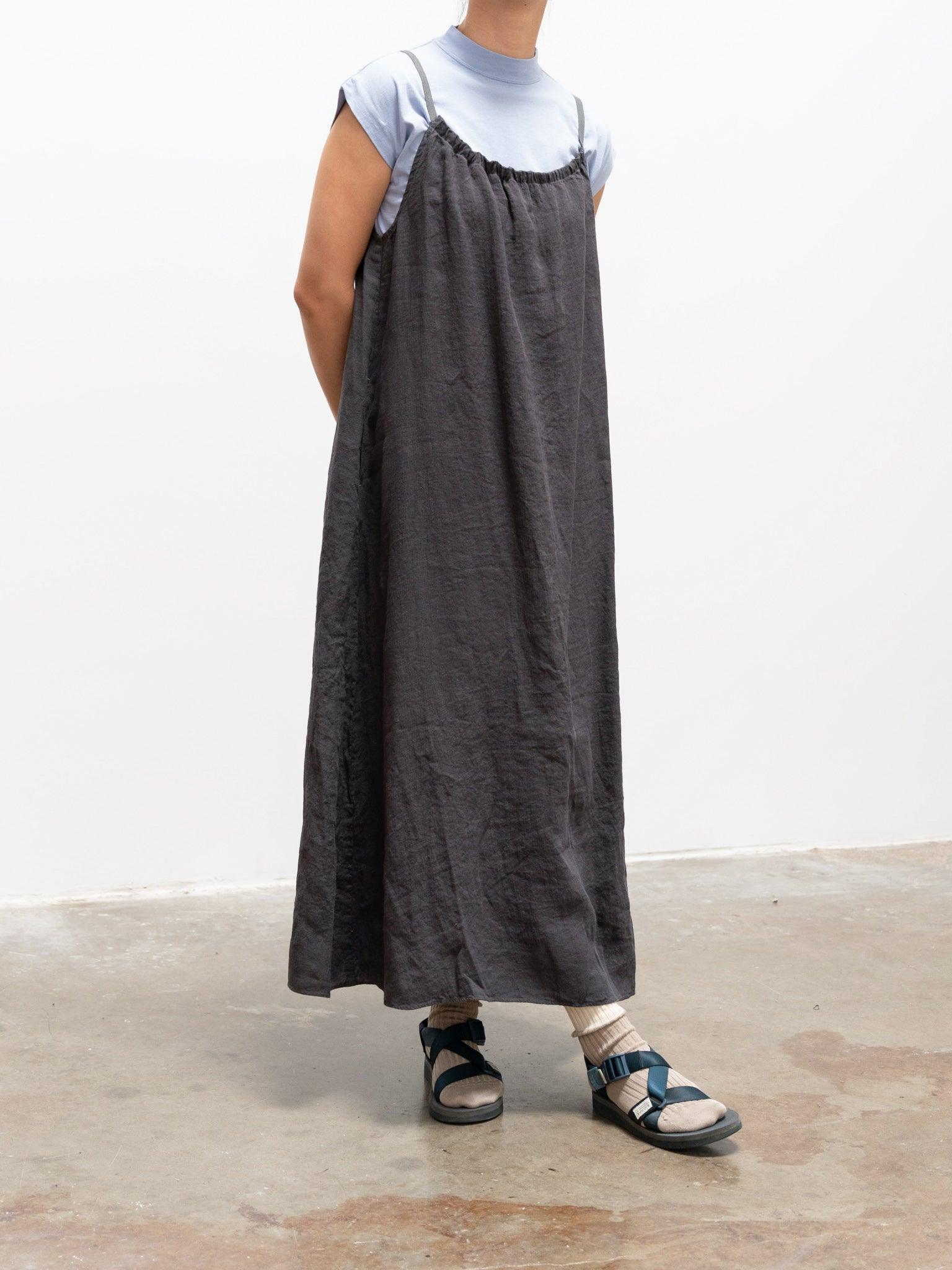 Namu Shop - Maillot Linen Camisole Dress - Smoke Gray