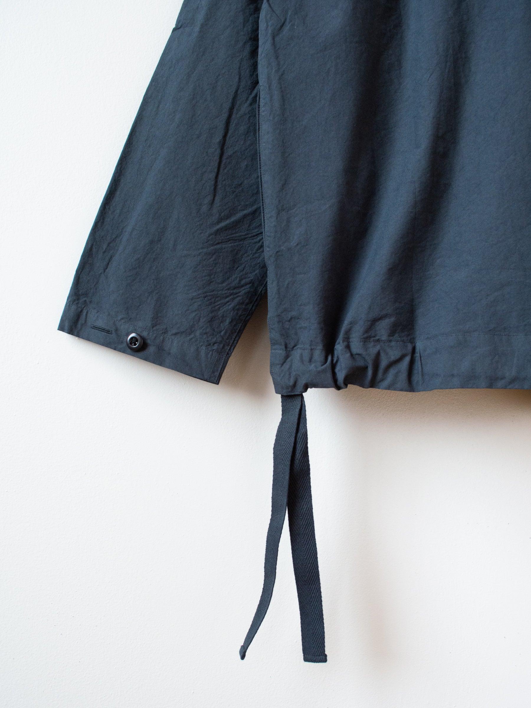 Namu Shop - Maillot Mature Rub Cotton Coach Shirt - Ink Black