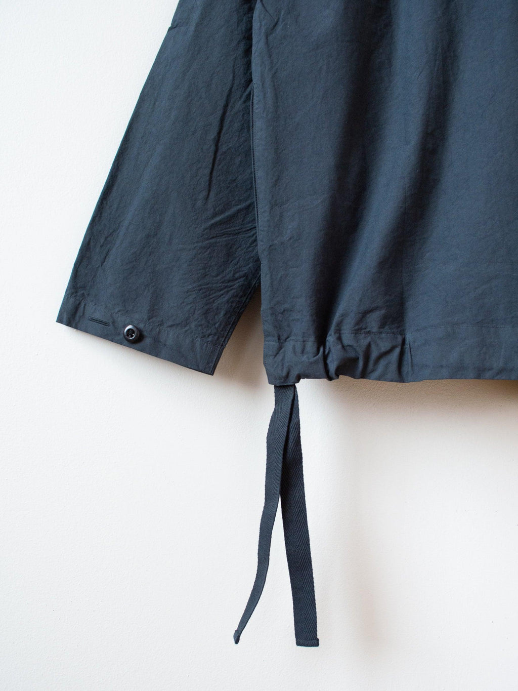 Namu Shop - Maillot Mature Rub Cotton Coach Shirt - Ink Black