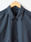Namu Shop - Maillot Mature Rub Cotton Coach Shirt - Ink Black